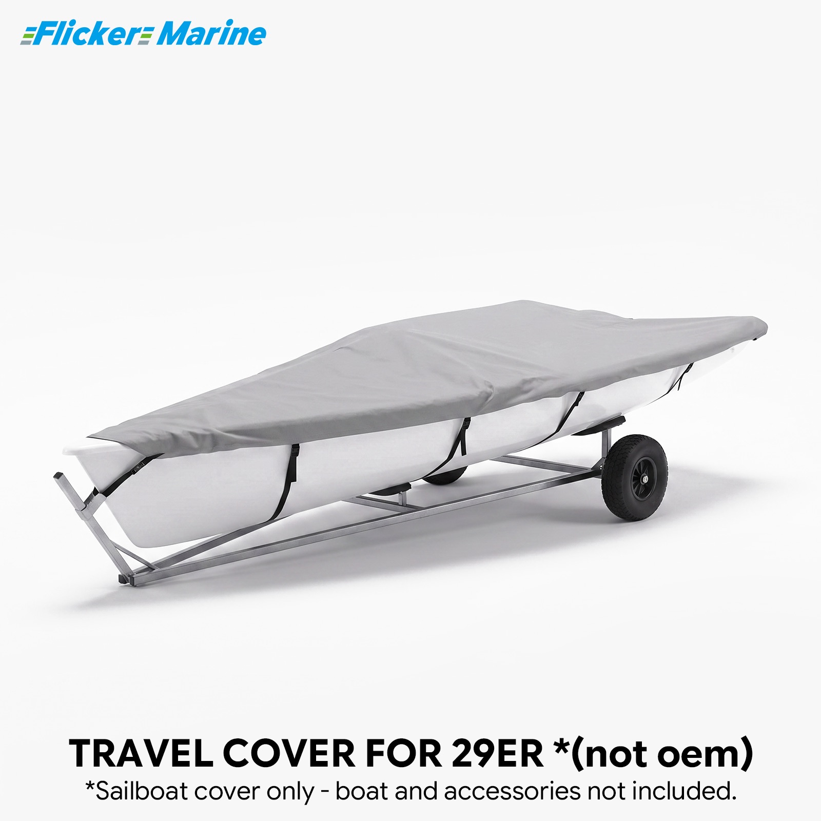 Sailboat Cover for 29er – Custom Fit Dinghy Cover for Storage, Docking & Trailering
