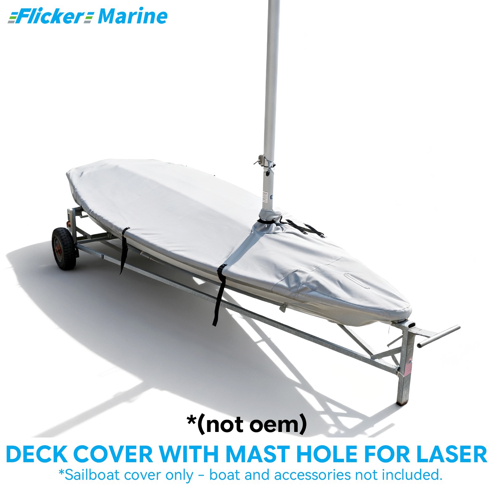 Sailboat Cover for Laser – Custom Fit Dinghy Cover for Storage, Docking & Trailering