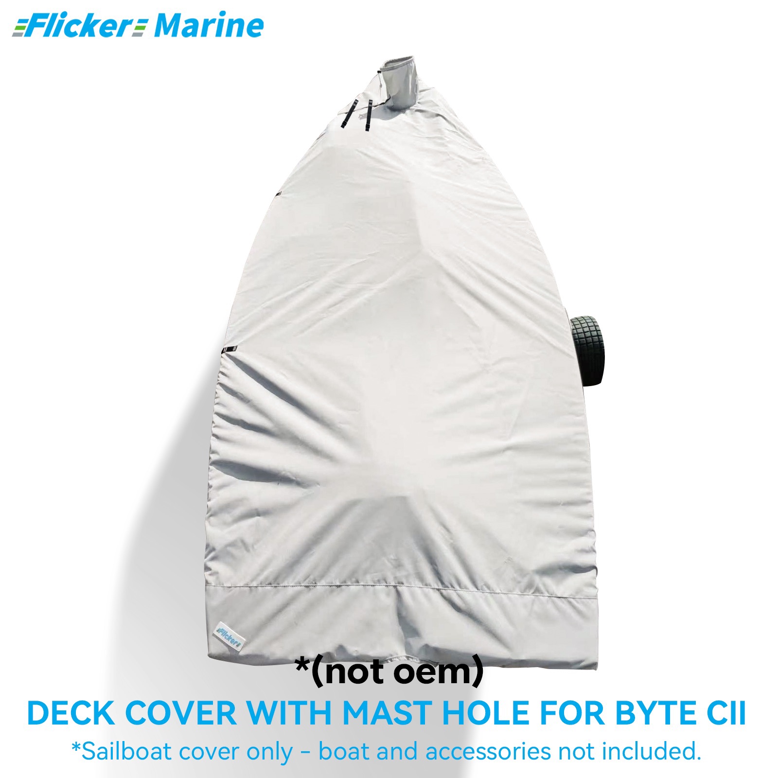 Sailboat Cover for Byte CII – Custom Fit Dinghy Cover for Storage, Docking & Trailering