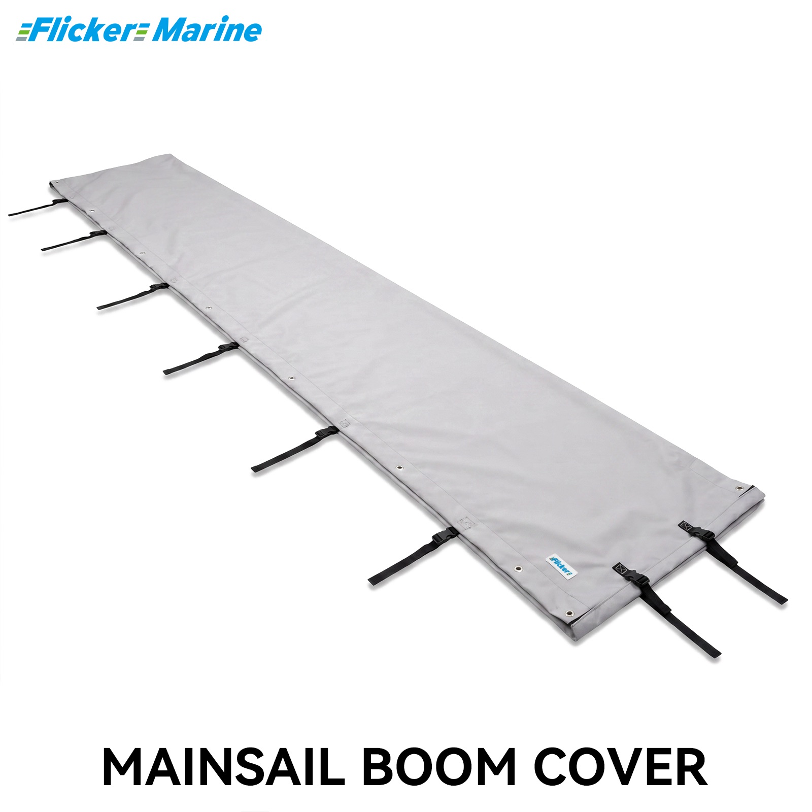 Mainsail Cover for Sailboats, UV Resistant Polyester Sail Cover, Reinforced Stitching, Weather Protection for Storage and Dockside Use