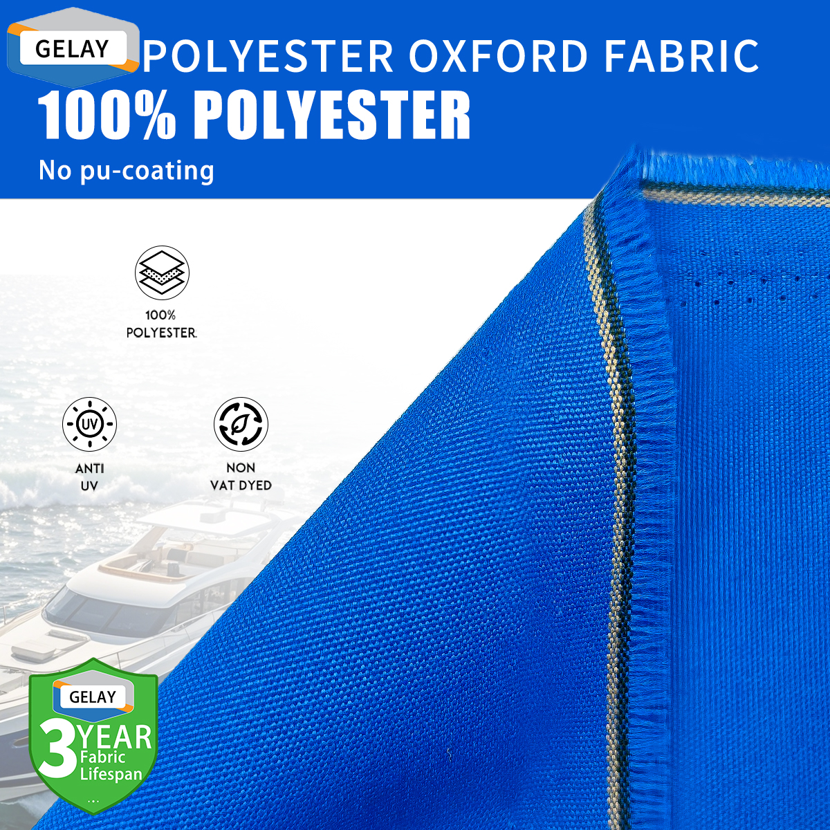 Gelay Fabric Basic Style Cover – Exquisite Craftsmanship, Fine Stitching, 4 Colors, 9 Sizes