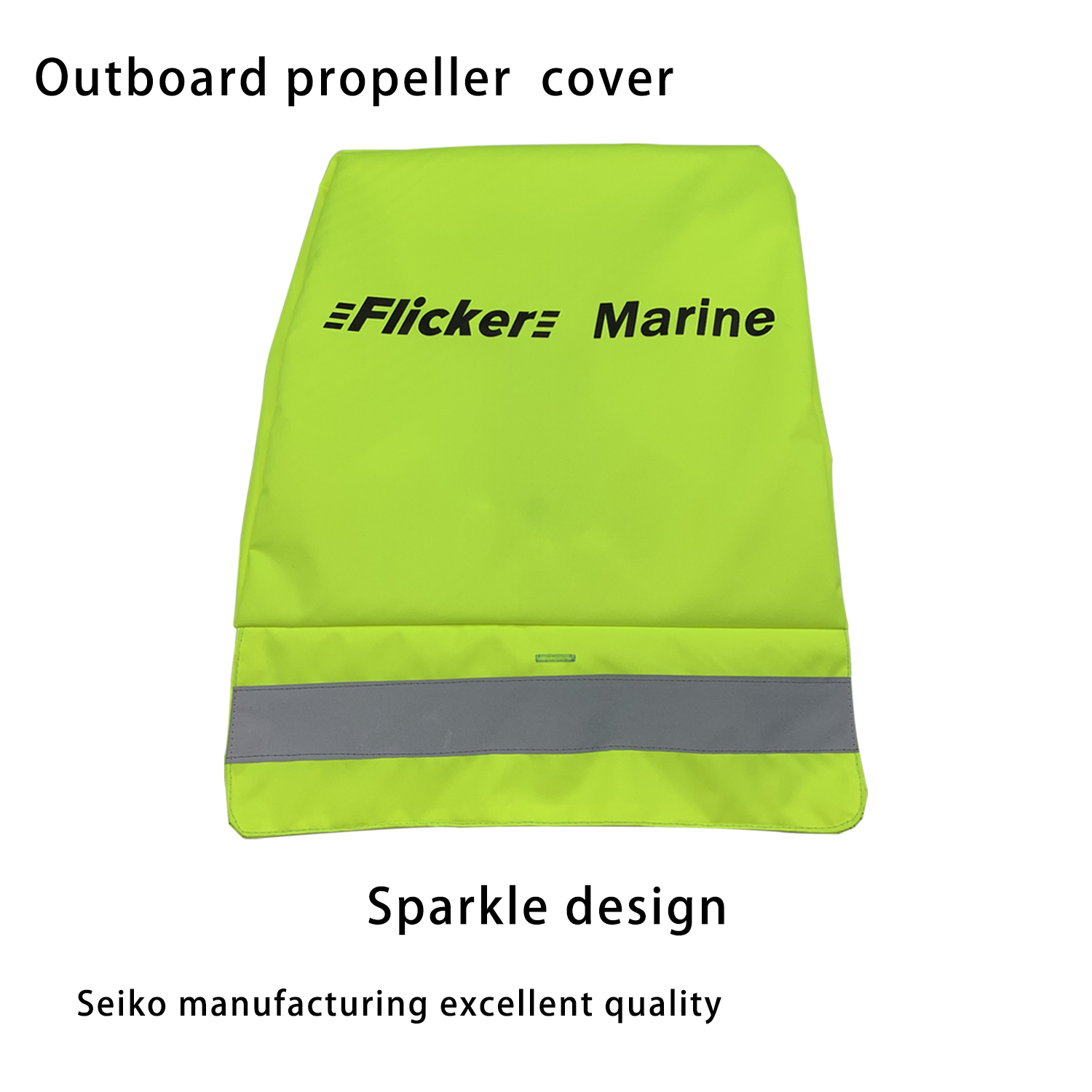 Flicker High-Visibility Propeller Safety Cover – Reflective, Weather-Resistant Guard for Outboard Motors【Size Customization Available】