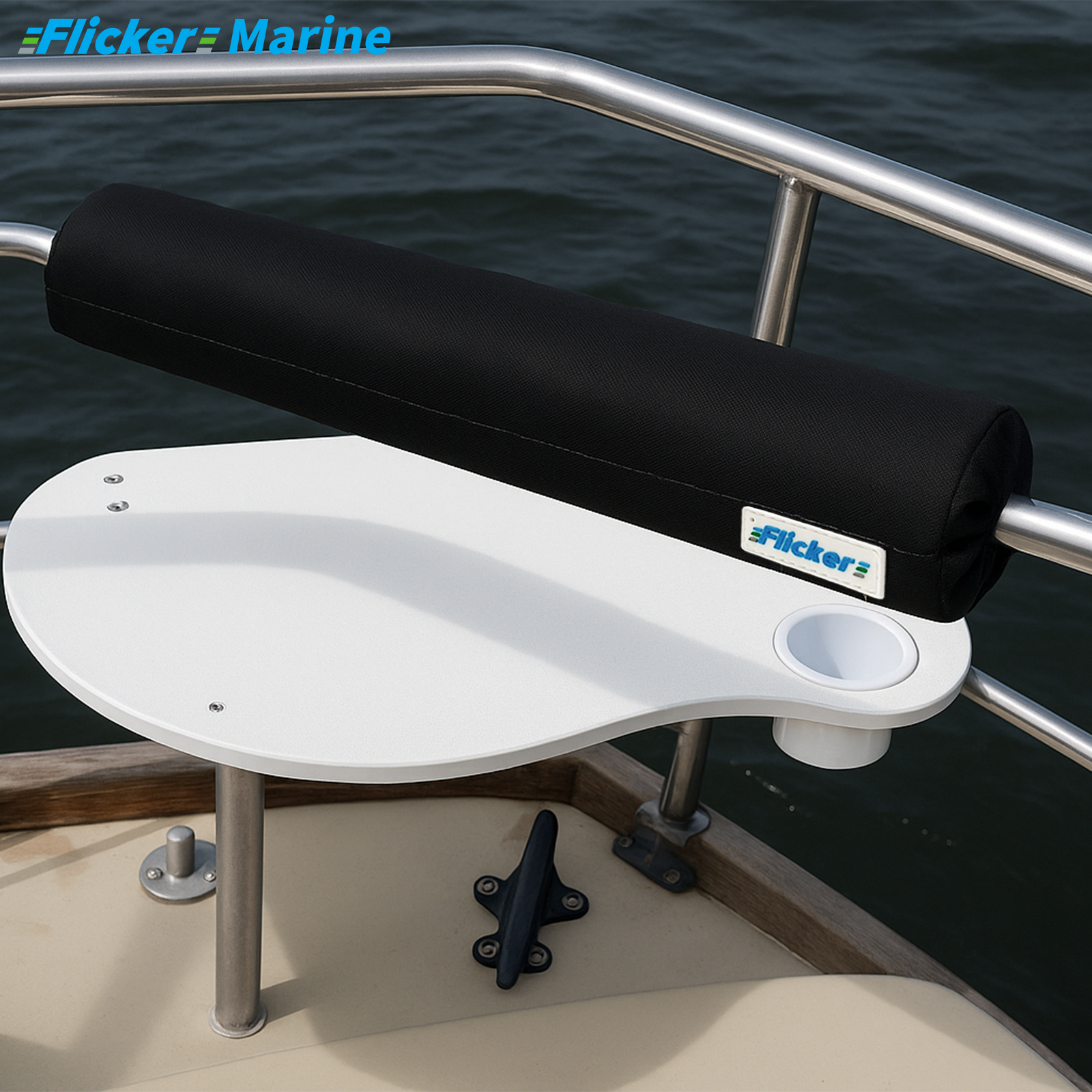 Marine Foam Rail Padding Cover, Thickened Boat Lifeline Foam Protector, UV Resistant Cushion Sleeve for Sailboat and Yacht Railings