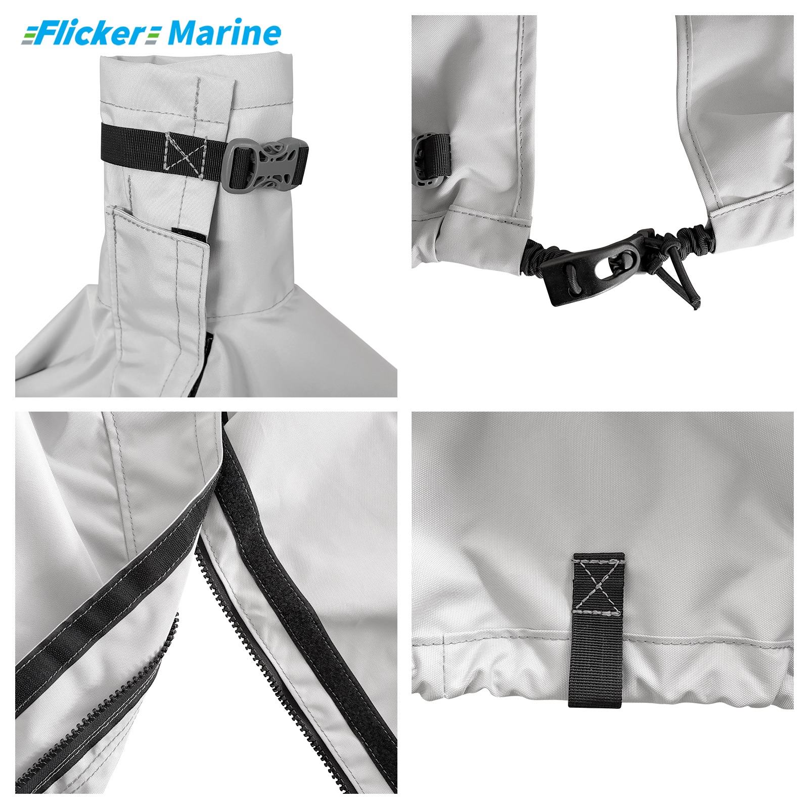 Sailboat Cover for RS Quest – Custom Fit Dinghy Cover for Storage, Docking & Trailering
