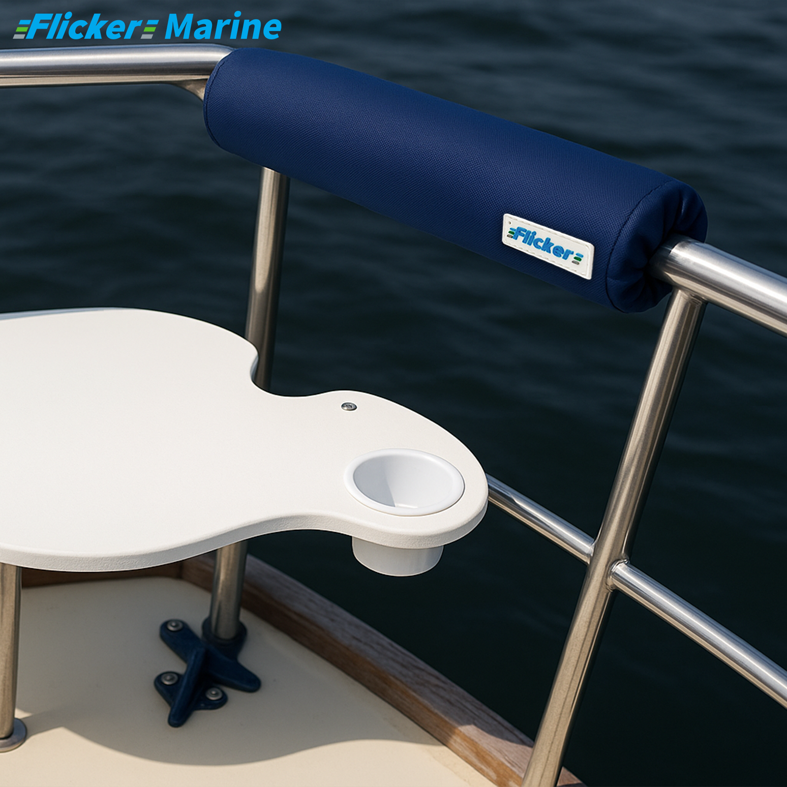 Marine Foam Rail Padding Cover, Thickened Boat Lifeline Foam Protector, UV Resistant Cushion Sleeve for Sailboat and Yacht Railings