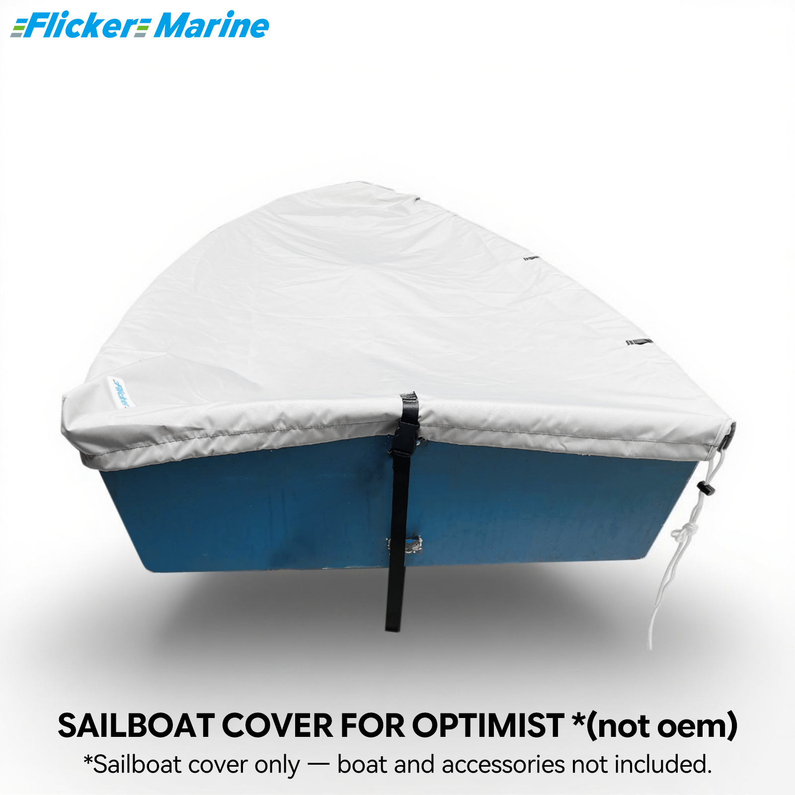 Sailboat Cover for Optimist – Custom Fit Dinghy Cover for Storage, Docking & Trailering