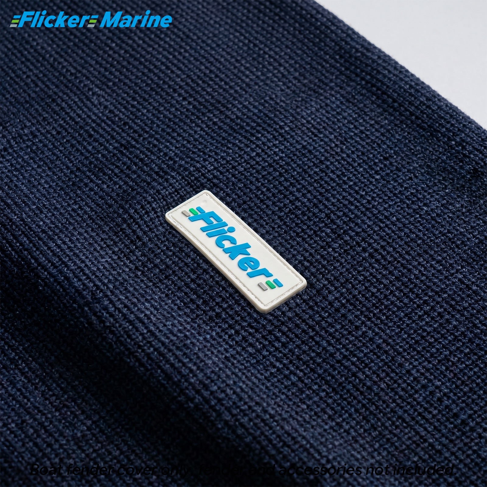 Flicker Navy Blue Marine Boat Fender Cover Acrylic Protective Sleeve for Yacht and Boat Fenders 7 Size Options