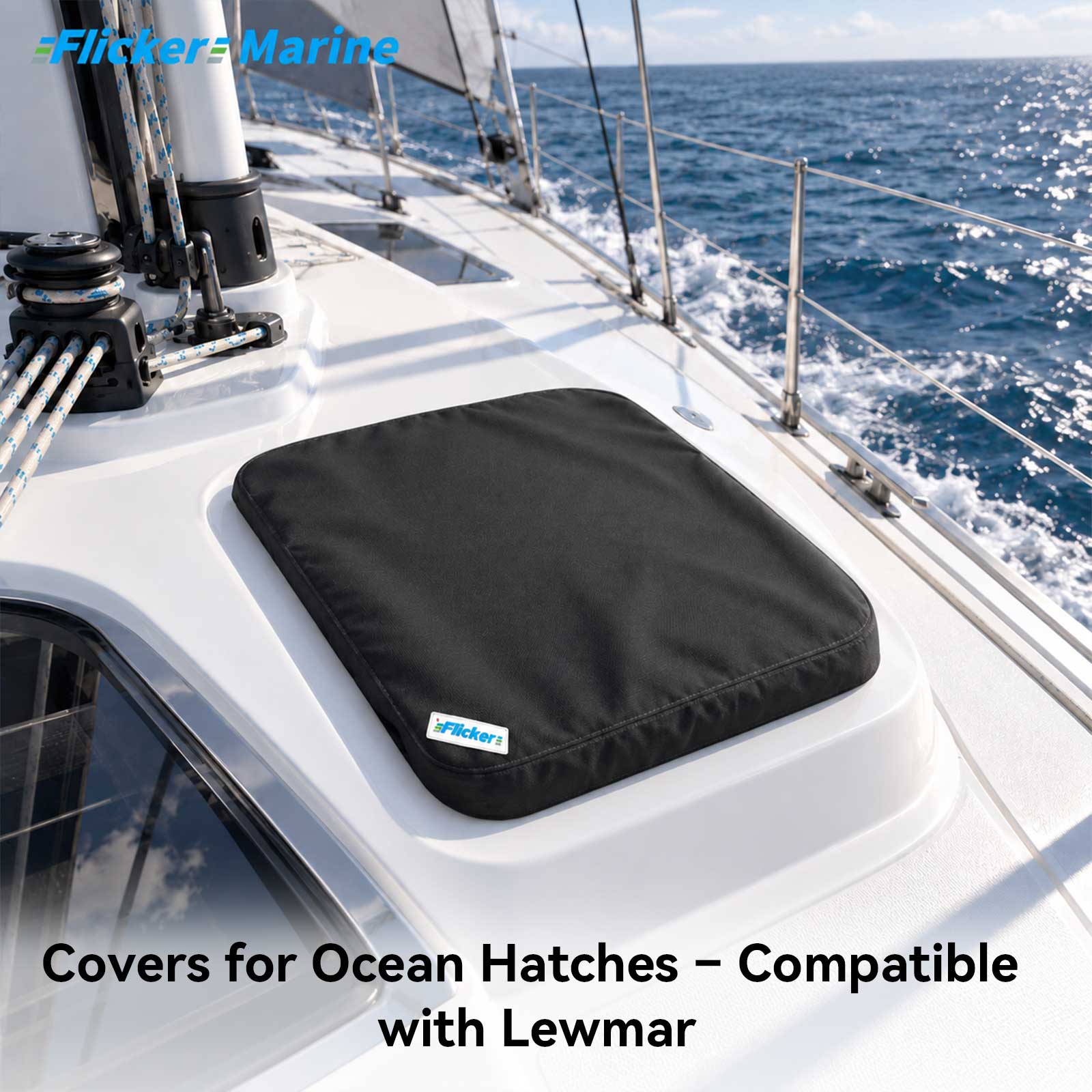 Lewmar Ocean Hatch Covers – UV-Resistant Marine Hatch Sun Covers