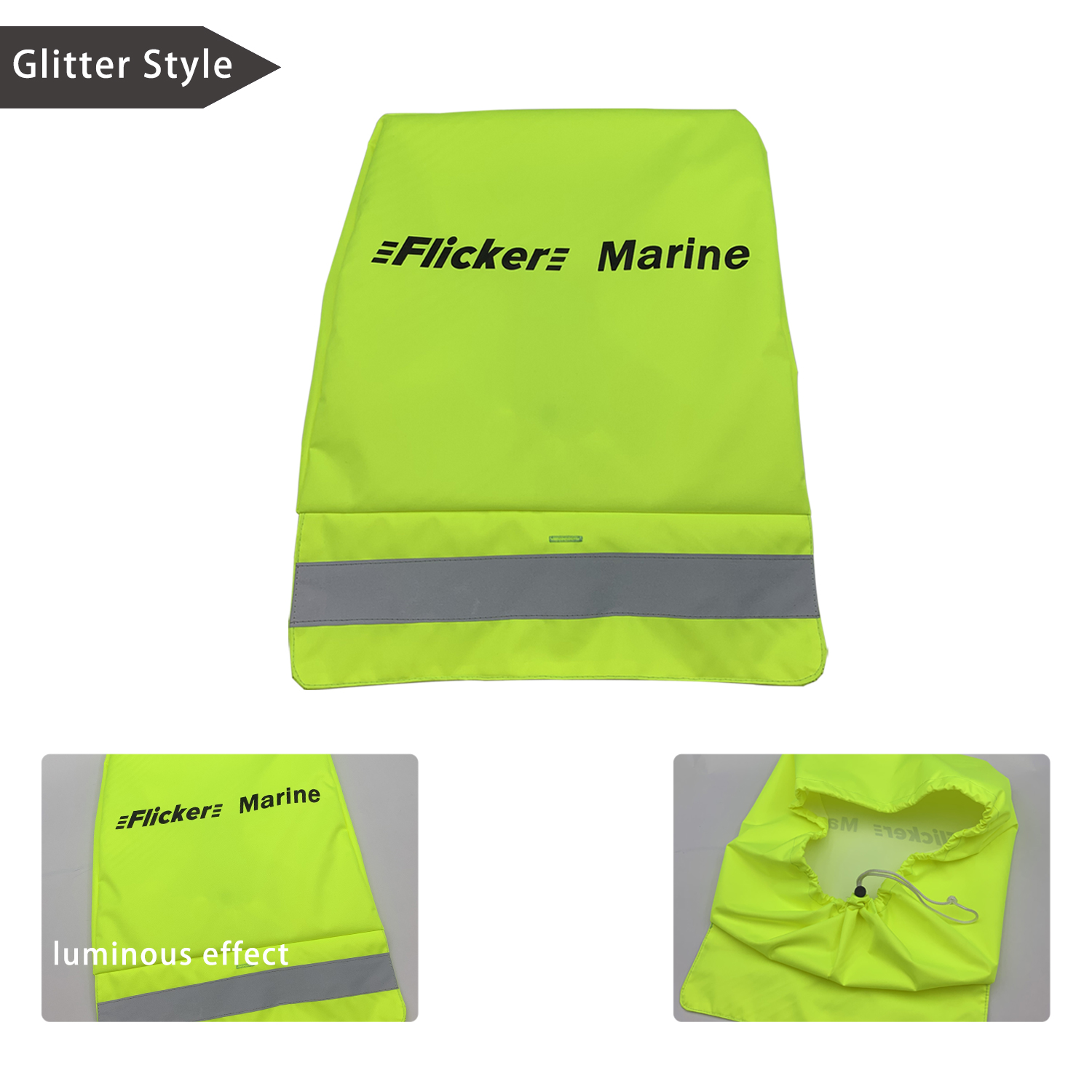 Flicker High-Visibility Propeller Safety Cover – Reflective, Weather-Resistant Guard for Outboard Motors【Size Customization Available】