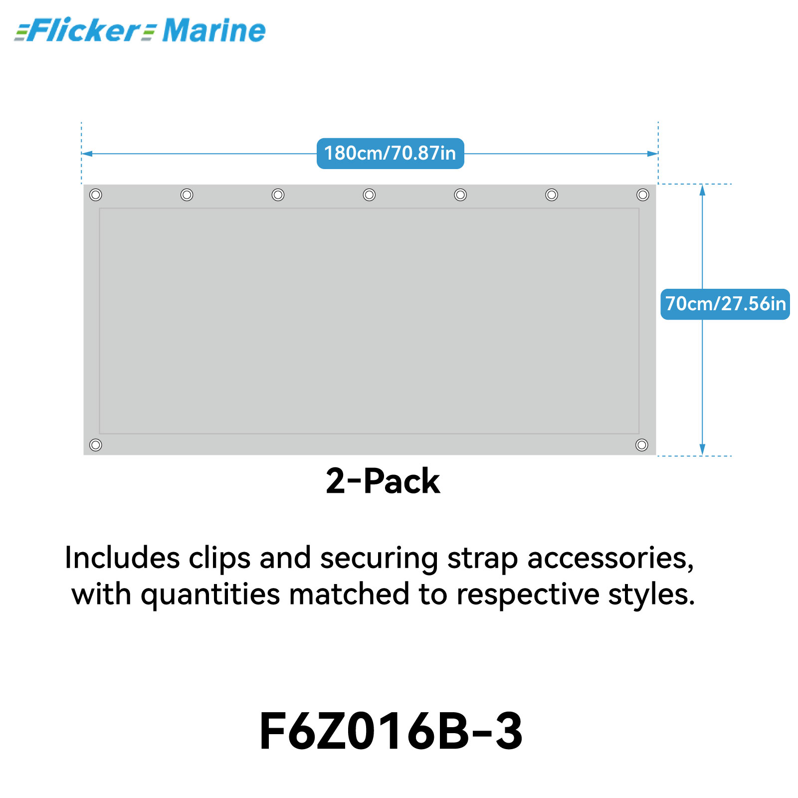 Quick-Release Bimini Side Shade Panels – Premium Sun-Blocking Fabric for Boat Bimini Tops