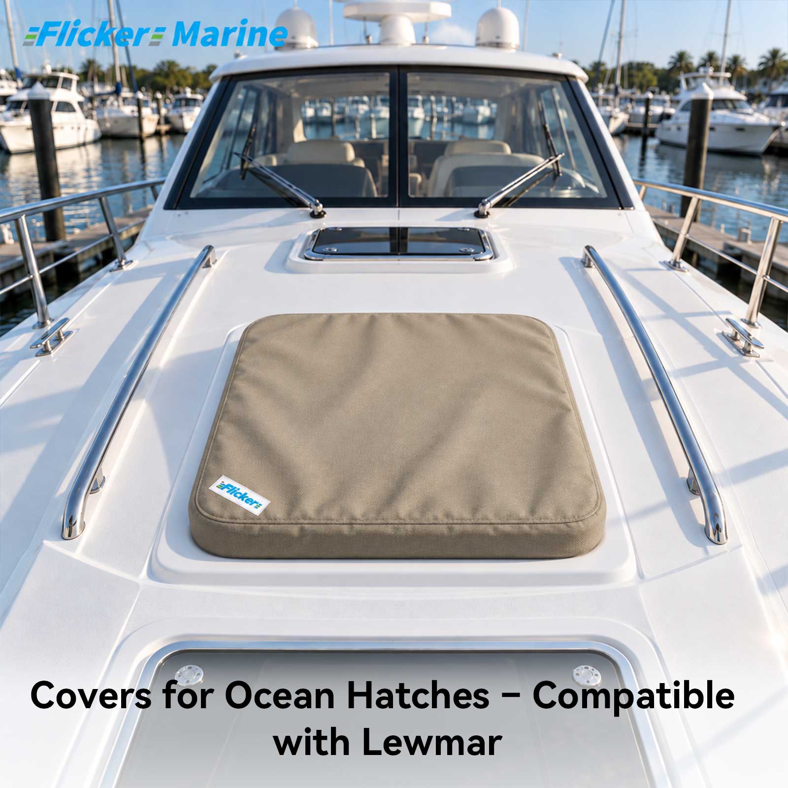 Lewmar Ocean Hatch Covers – UV-Resistant Marine Hatch Sun Covers