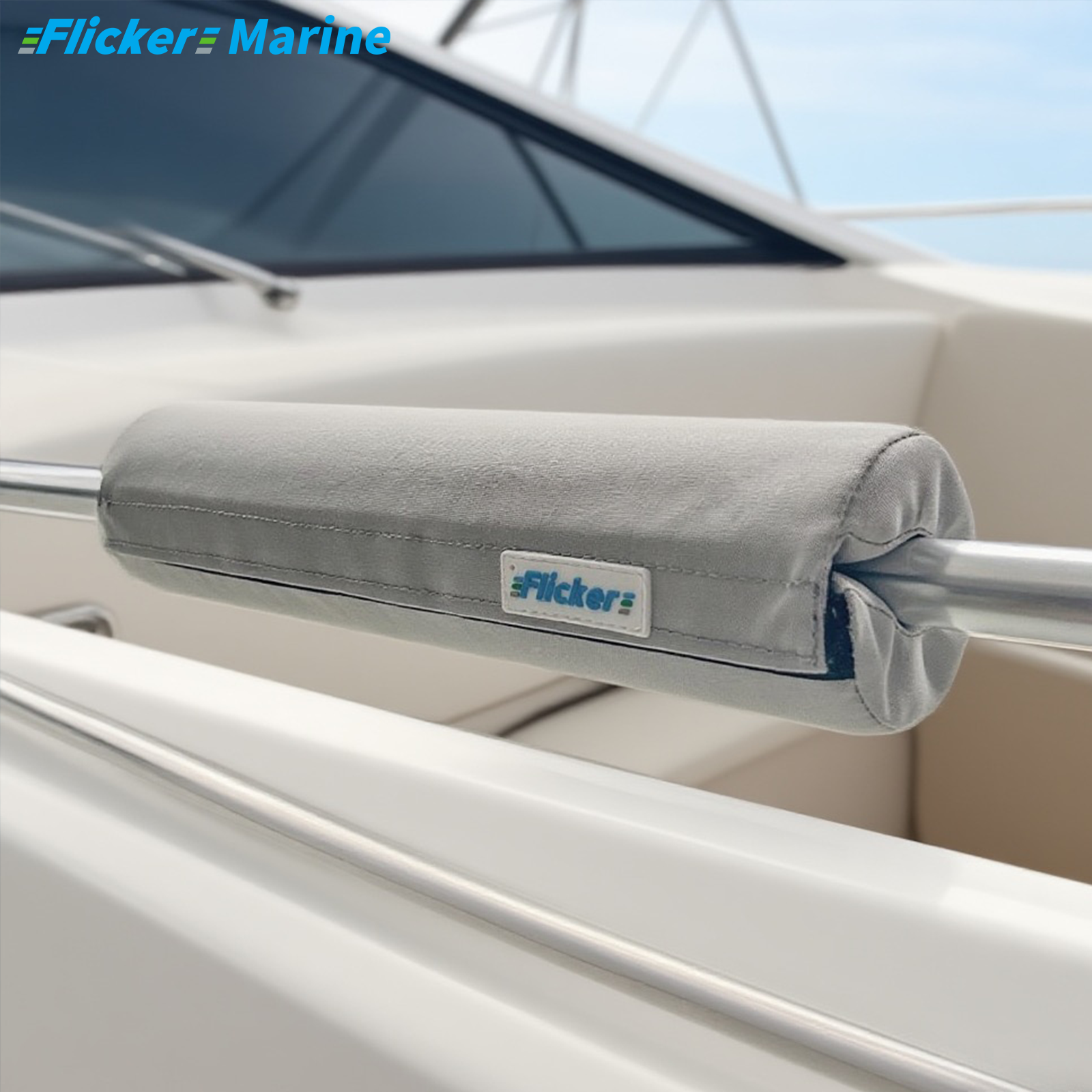 Marine Foam Rail Padding Cover, Thickened Boat Lifeline Foam Protector, UV Resistant Cushion Sleeve for Sailboat and Yacht Railings