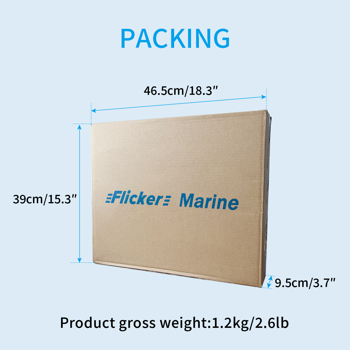 Flicker Marine Fillet Cutting Board & Bait Table – UV-Stabilized PP Fish Cleaning Station with Compartments, Knife Slots, Engraved Fish Scale & Adjustable Rod Holder Mount