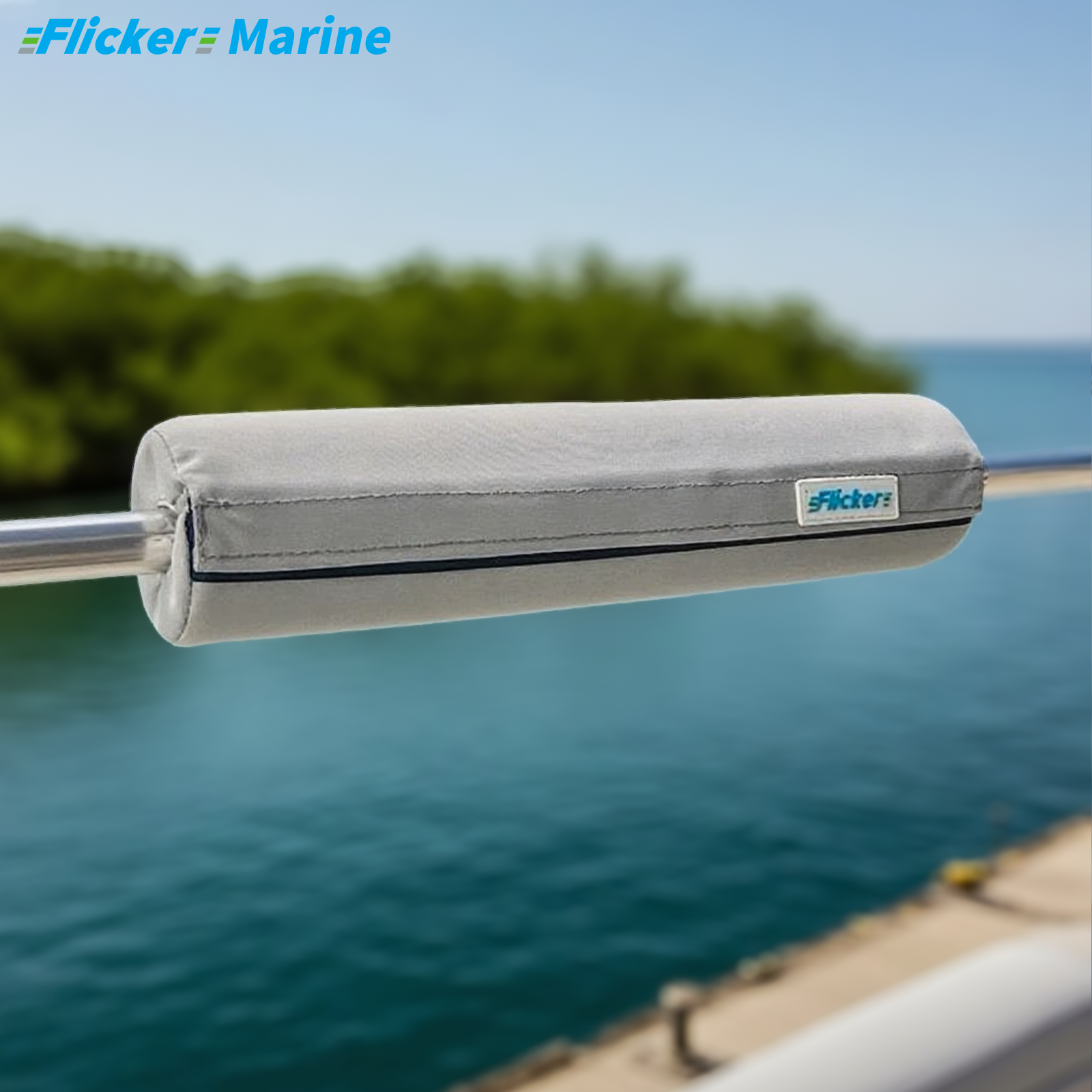 Marine Foam Rail Padding Cover, Thickened Boat Lifeline Foam Protector, UV Resistant Cushion Sleeve for Sailboat and Yacht Railings