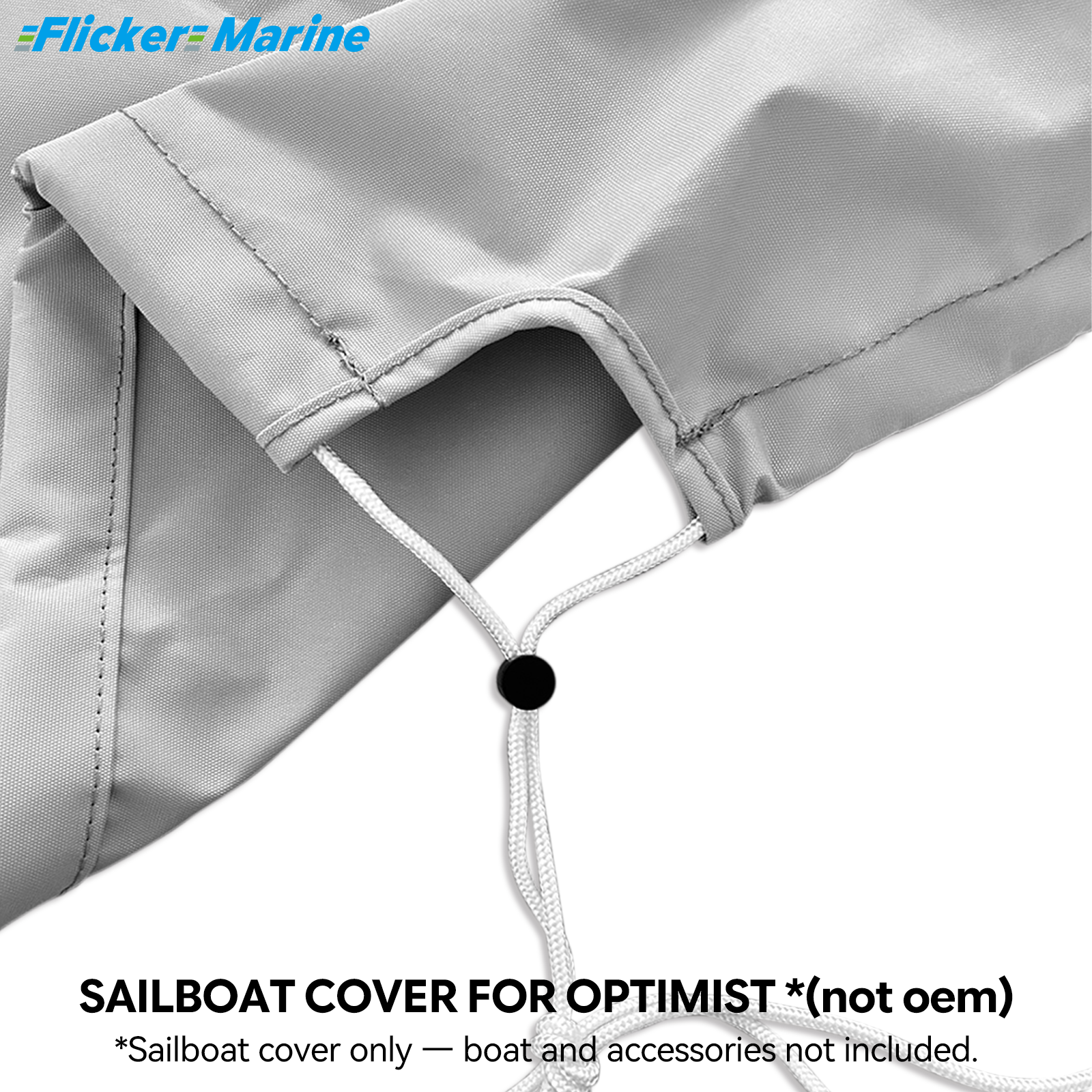 Sailboat Cover for Optimist – Custom Fit Dinghy Cover for Storage, Docking & Trailering