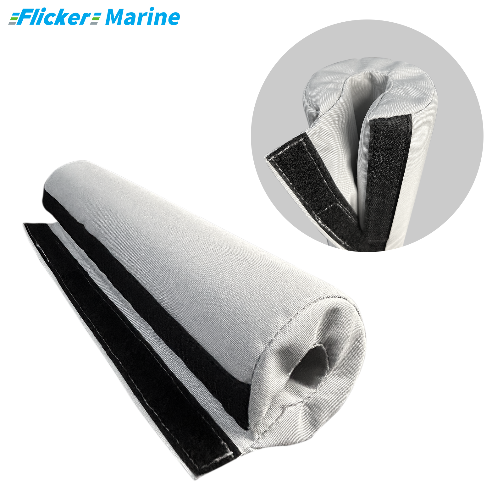 Marine Foam Rail Padding Cover, Thickened Boat Lifeline Foam Protector, UV Resistant Cushion Sleeve for Sailboat and Yacht Railings