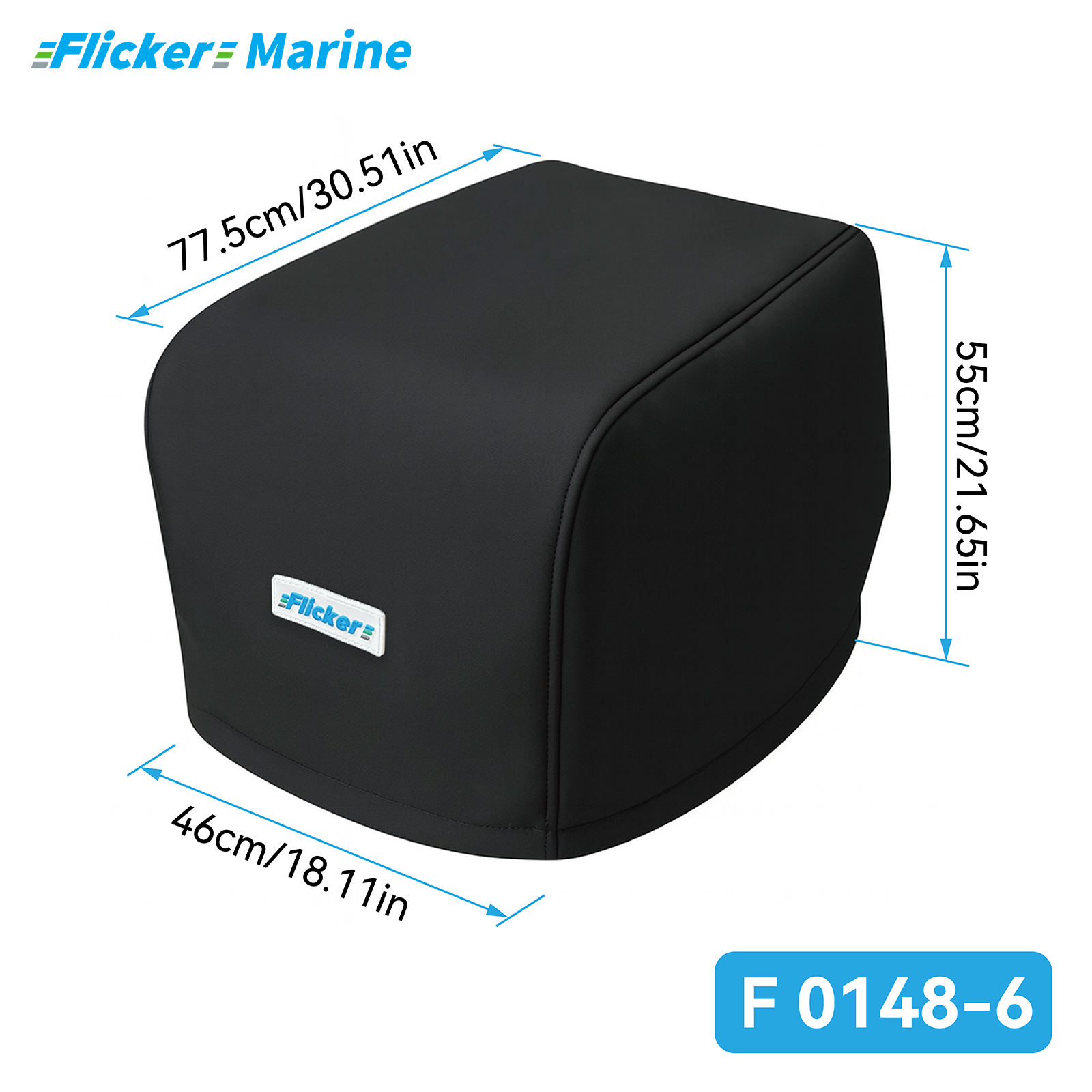 FLICKER Universal Half Outboard Motor Cover – Practical Protection for Boat Engines