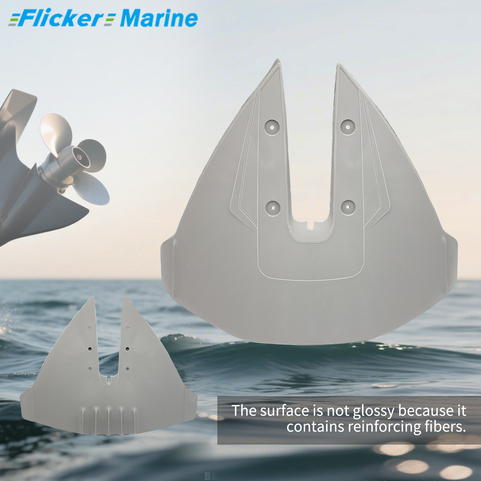 300 Hydrofoil for 40-300 hp Boats ，Narrow streamline shape.Quick, precise control.Eliminates drag.Improved thrust for quick plane at lower speeds
