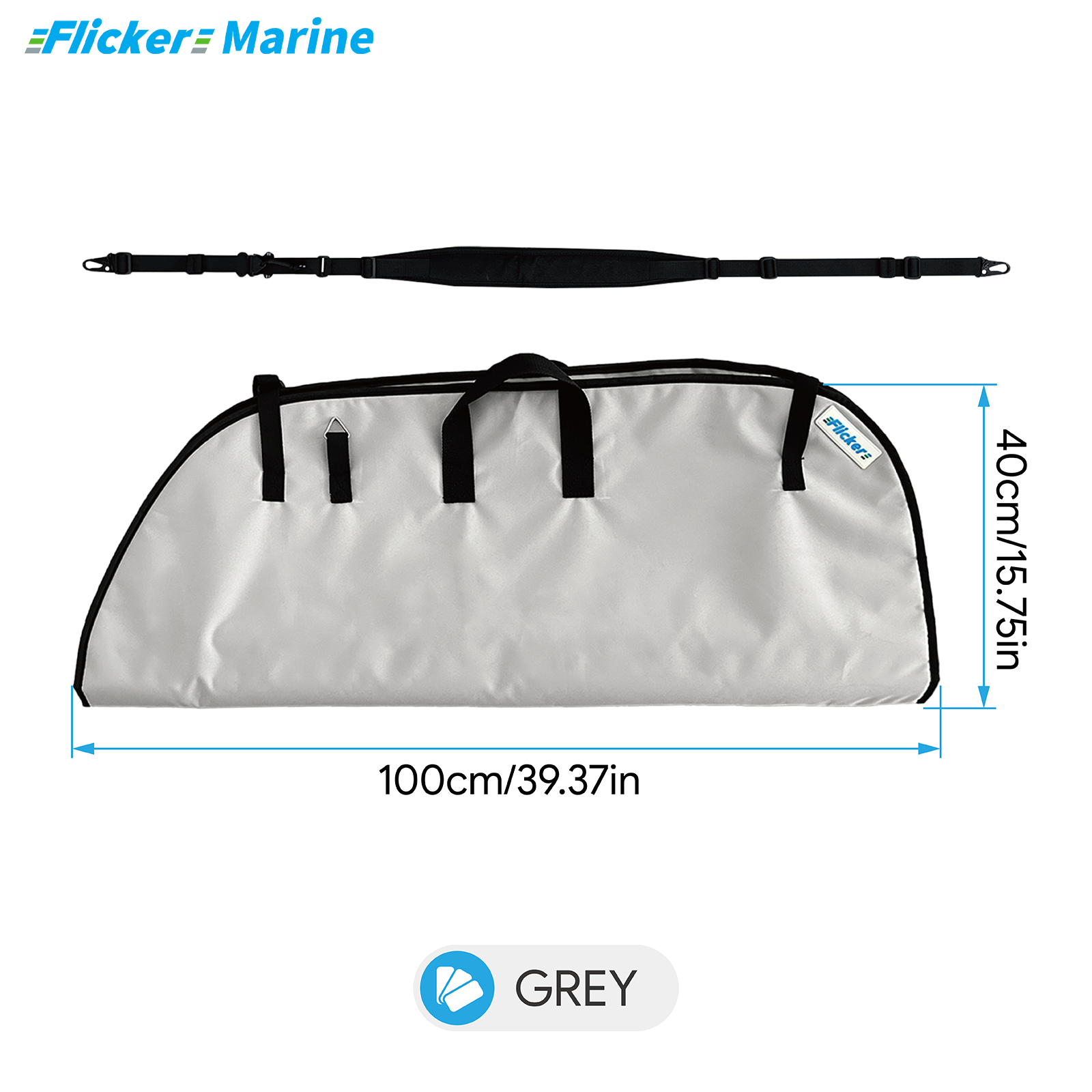 Sailboat Cover for Byte CII – Custom Fit Dinghy Cover for Storage, Docking & Trailering