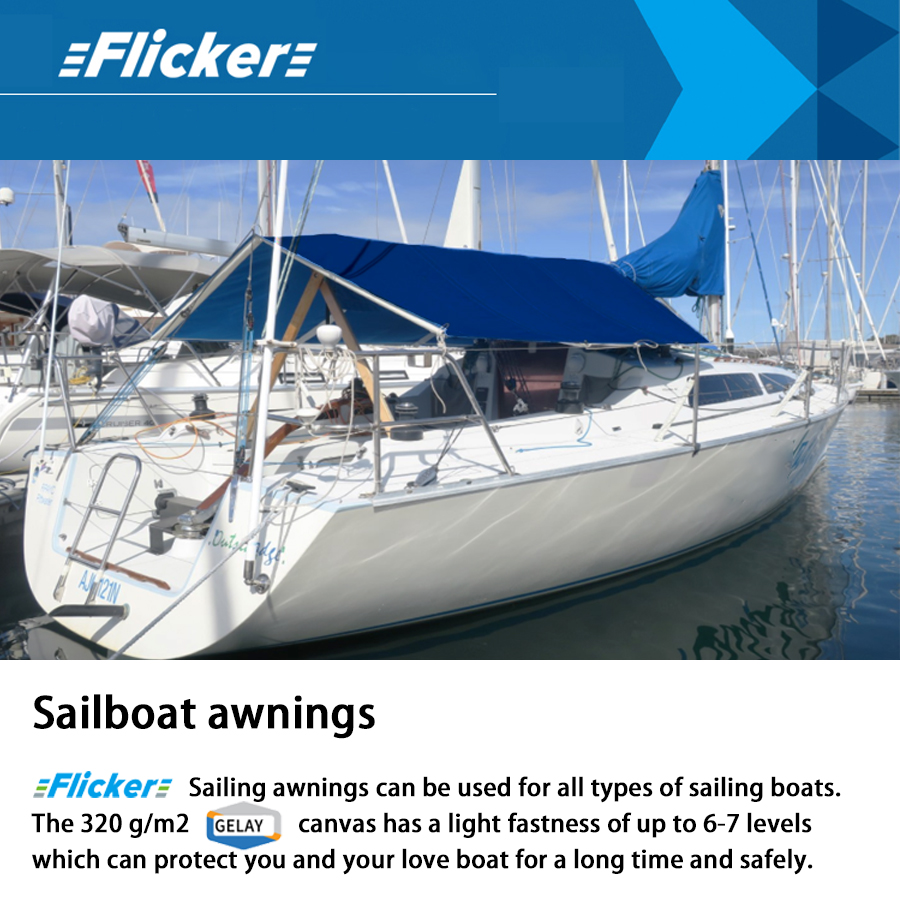 Sailboat awnings