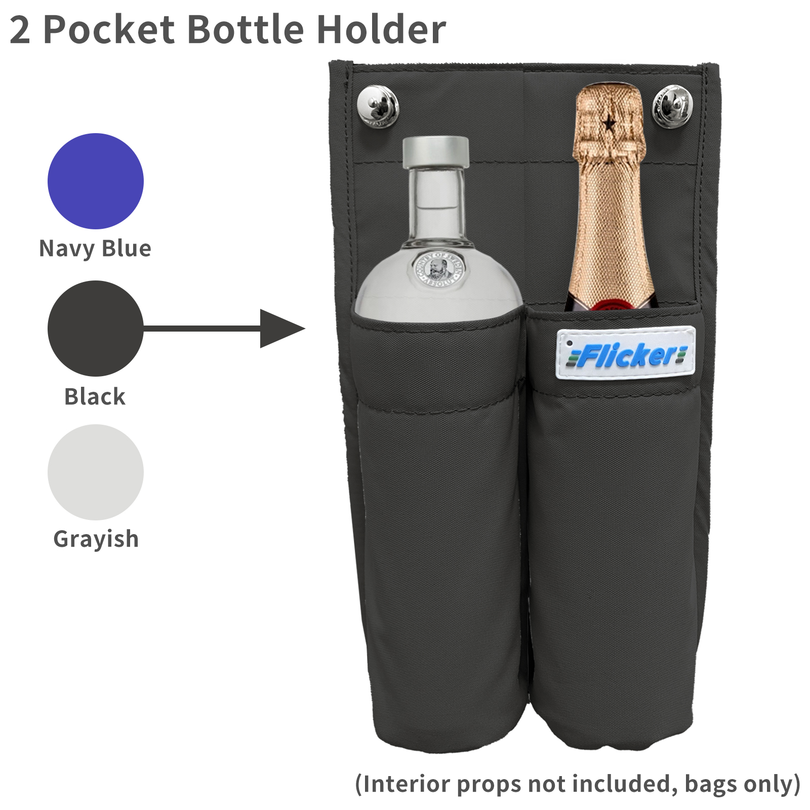 Flicker Quick-Detach Waterproof Rope Storage Bag – 2, 3 & 4 Compartment Options for Sailboats and Docks