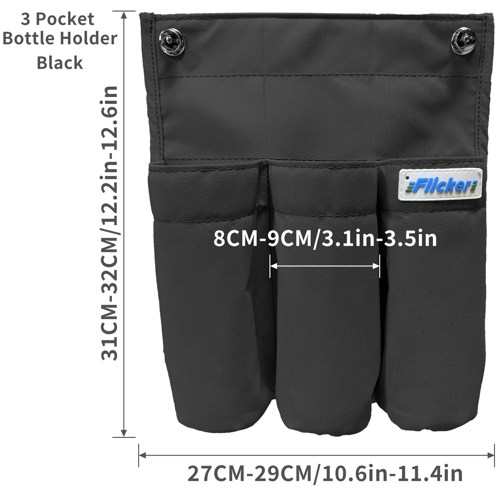 Flicker Quick-Detach Waterproof Rope Storage Bag – 2, 3 & 4 Compartment Options for Sailboats and Docks