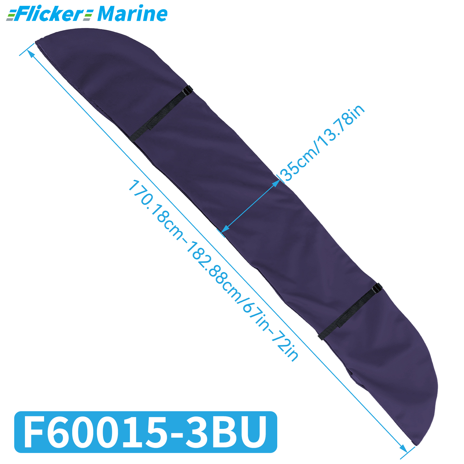 Bimini Top Cover, UV Resistant Polyester Boat Canopy Cover, Marine Protective Cover for Bimini Tops, Reinforced Stitching and Secure Fit