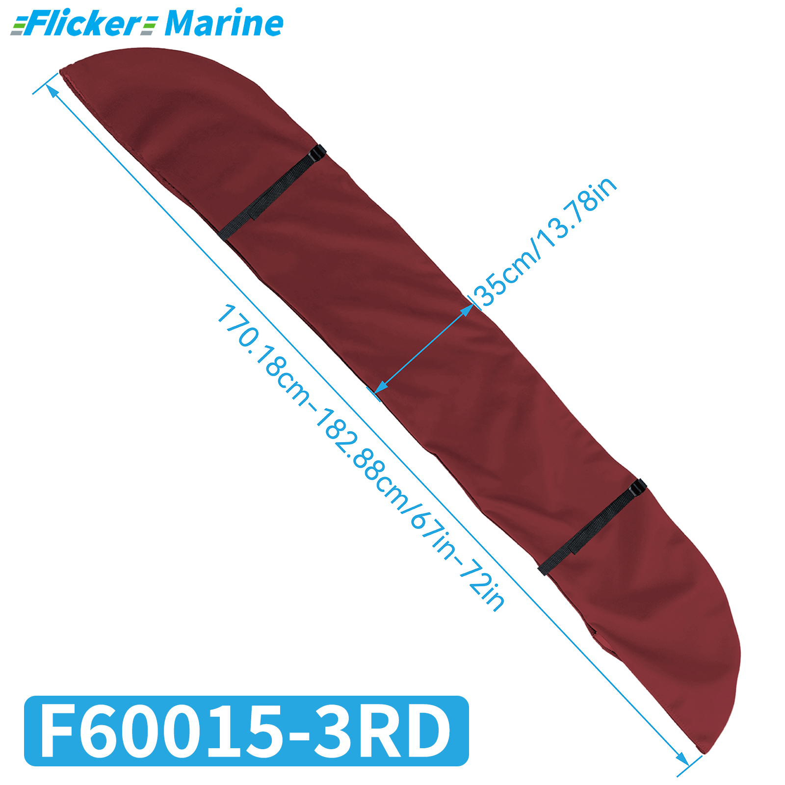 Bimini Top Cover, UV Resistant Polyester Boat Canopy Cover, Marine Protective Cover for Bimini Tops, Reinforced Stitching and Secure Fit