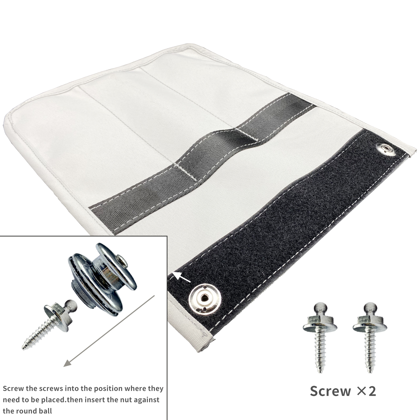 Flicker Quick-Detach Waterproof Rope Storage Bag – 2, 3 & 4 Compartment Options for Sailboats and Docks