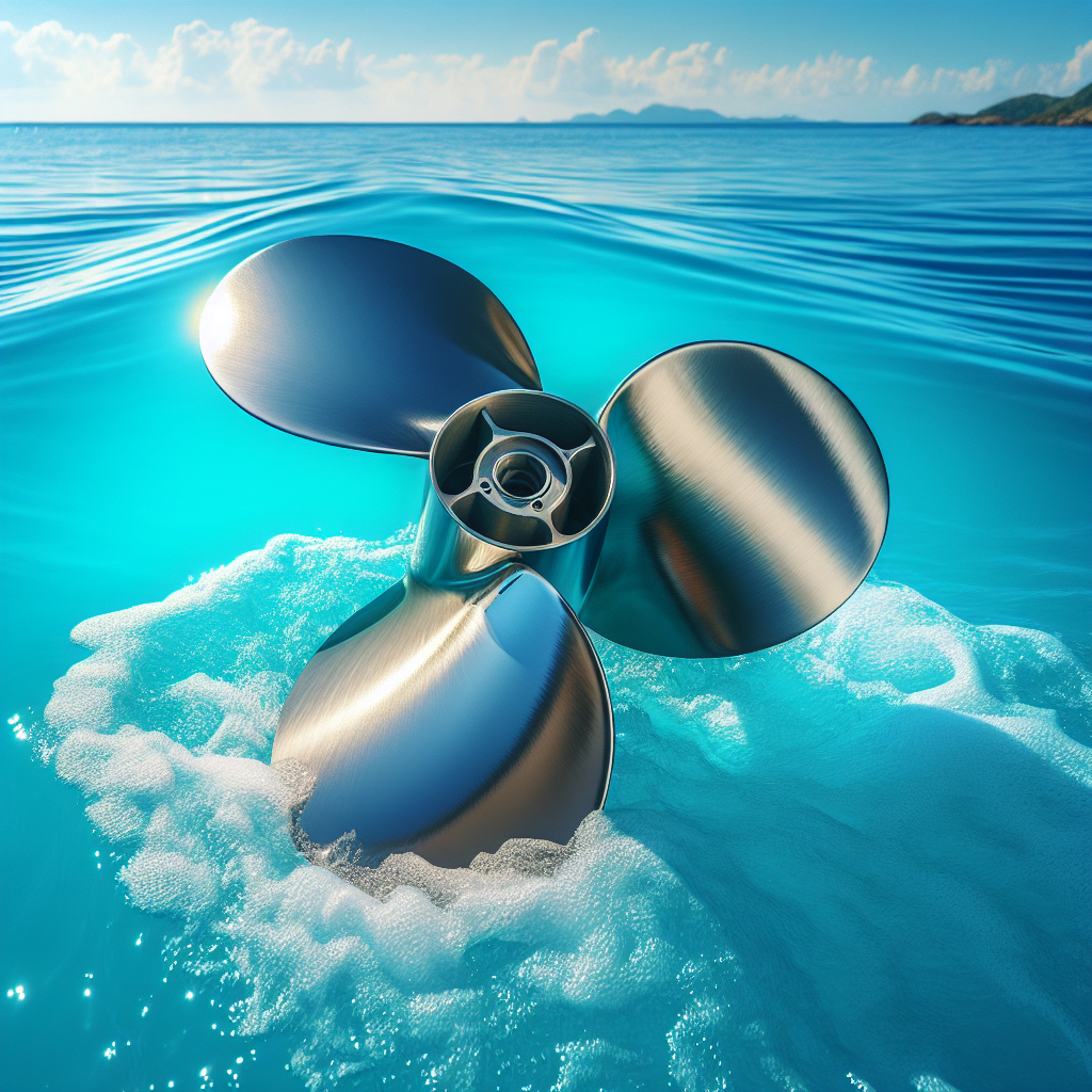  boat propeller,Aluminum and stainless steel 