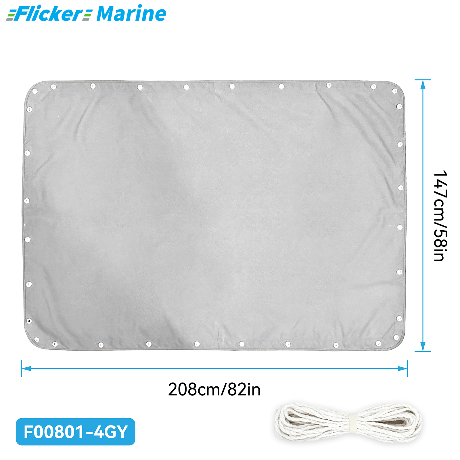 Marine T-Top Canvas, Heavy Duty UV Resistant Boat T-Top Replacement Cover, Durable Polyester Canopy for Center Console Boats
