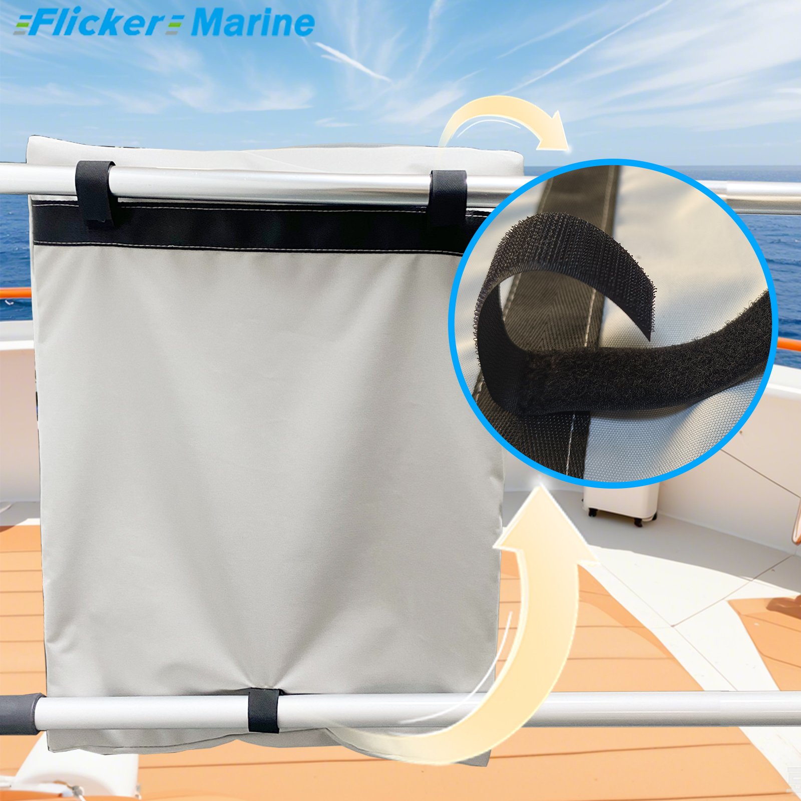 Flicker Marine Life Jacket & Gear Storage Bag – Waterproof Hanging Organizer for Boats and Outdoors