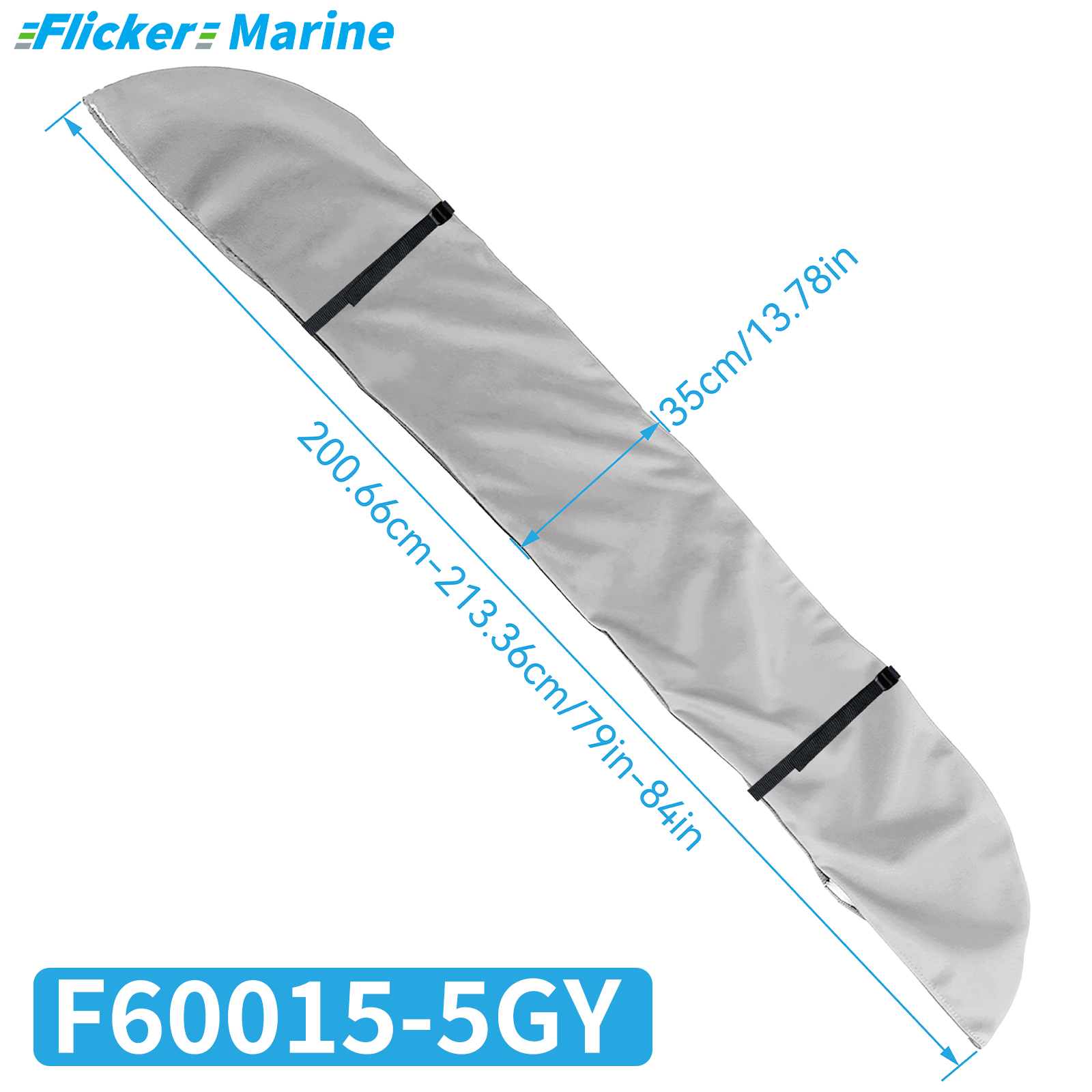 Bimini Top Cover, UV Resistant Polyester Boat Canopy Cover, Marine Protective Cover for Bimini Tops, Reinforced Stitching and Secure Fit