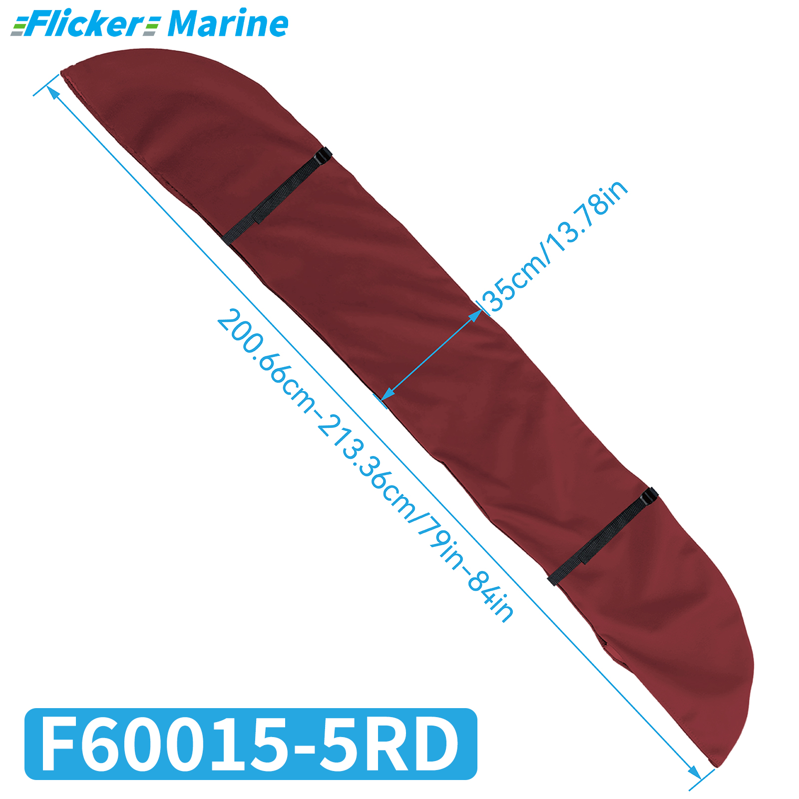 Bimini Top Cover, UV Resistant Polyester Boat Canopy Cover, Marine Protective Cover for Bimini Tops, Reinforced Stitching and Secure Fit