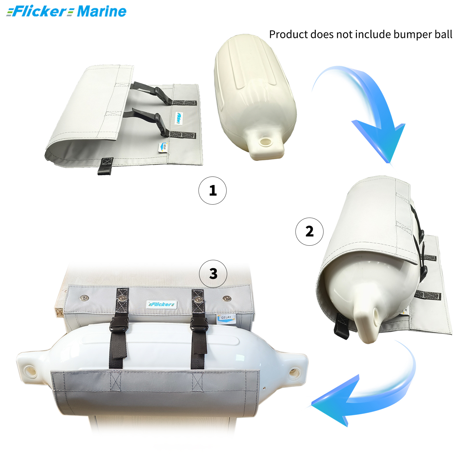 Various Types And Sizes of Fender Holster, Boat Fender Holder, Polyester Material with High Color Fastness to Provide Better Protection for The Boat And Adhesive Backing to Protect The Internal Contents