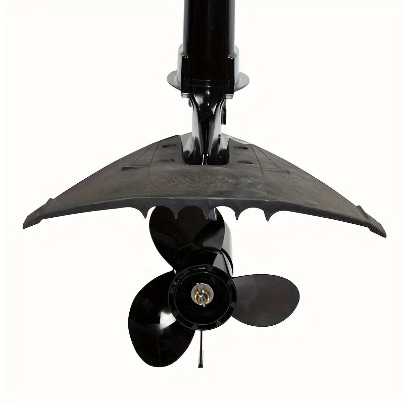 FlickerMarine Hydrofoils for 40-300 hp Boats (Black) - Engine Stabilizer Fins for Outboard Outdrive Motors