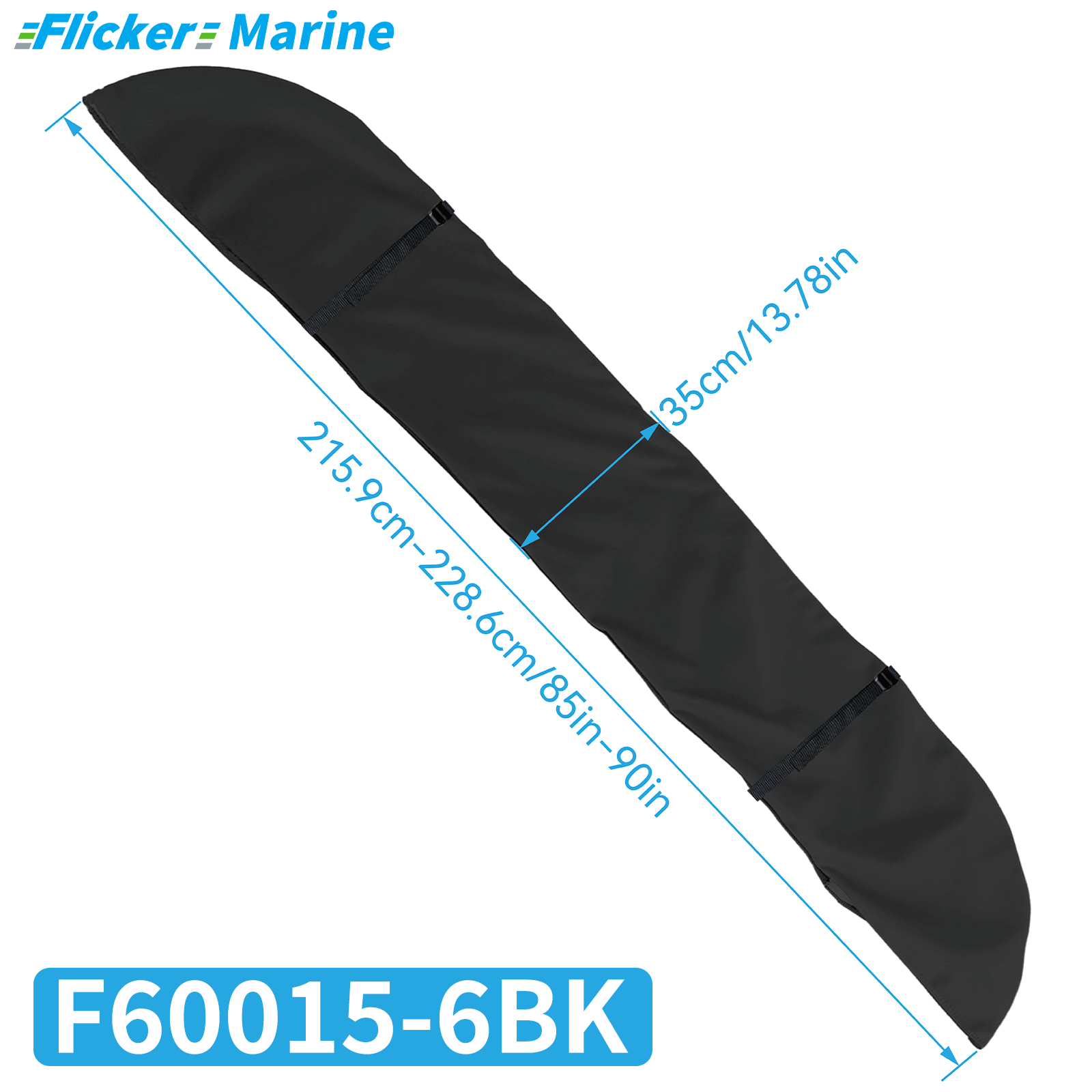 Bimini Top Cover, UV Resistant Polyester Boat Canopy Cover, Marine Protective Cover for Bimini Tops, Reinforced Stitching and Secure Fit