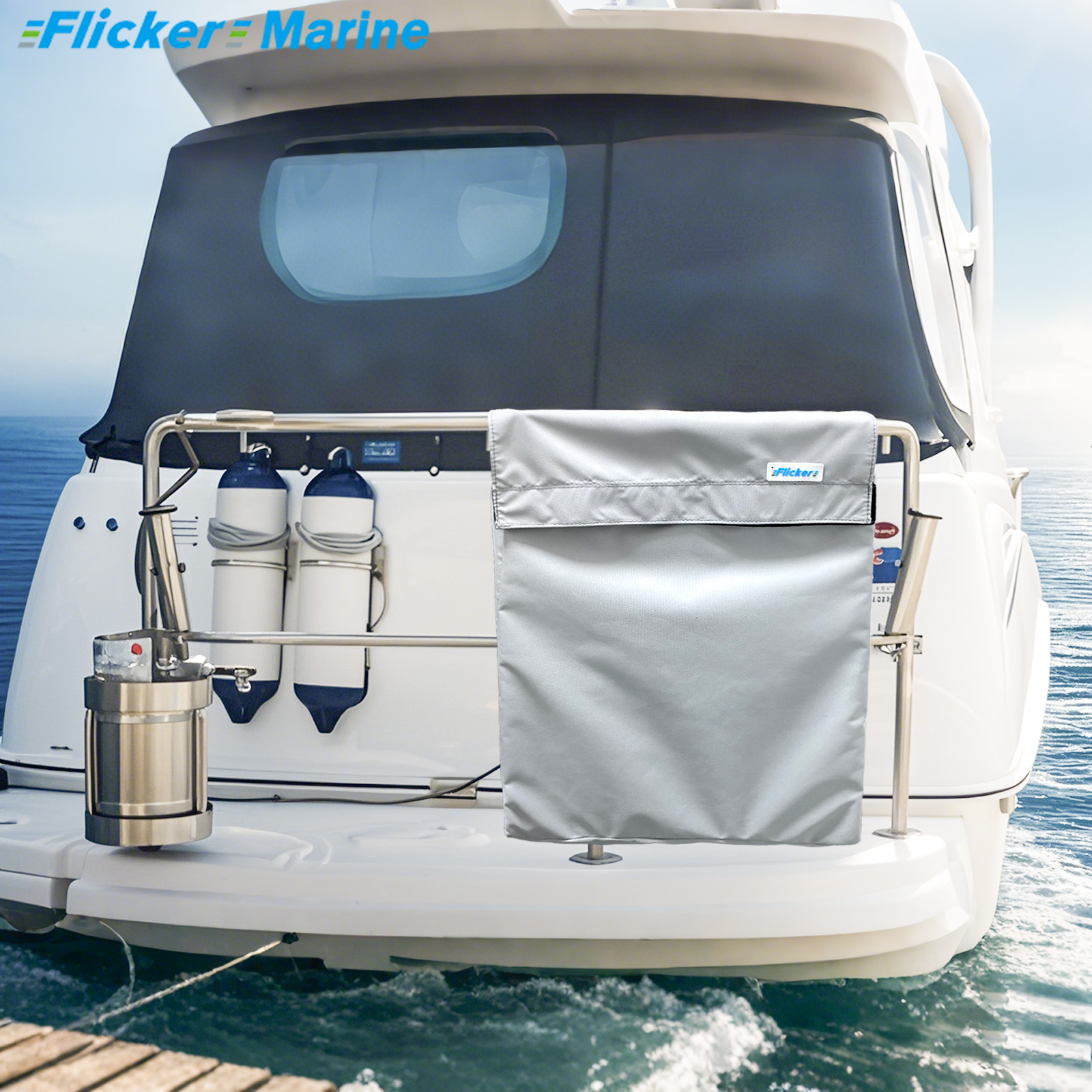 Flicker Marine Life Jacket & Gear Storage Bag – Waterproof Hanging Organizer for Boats and Outdoors