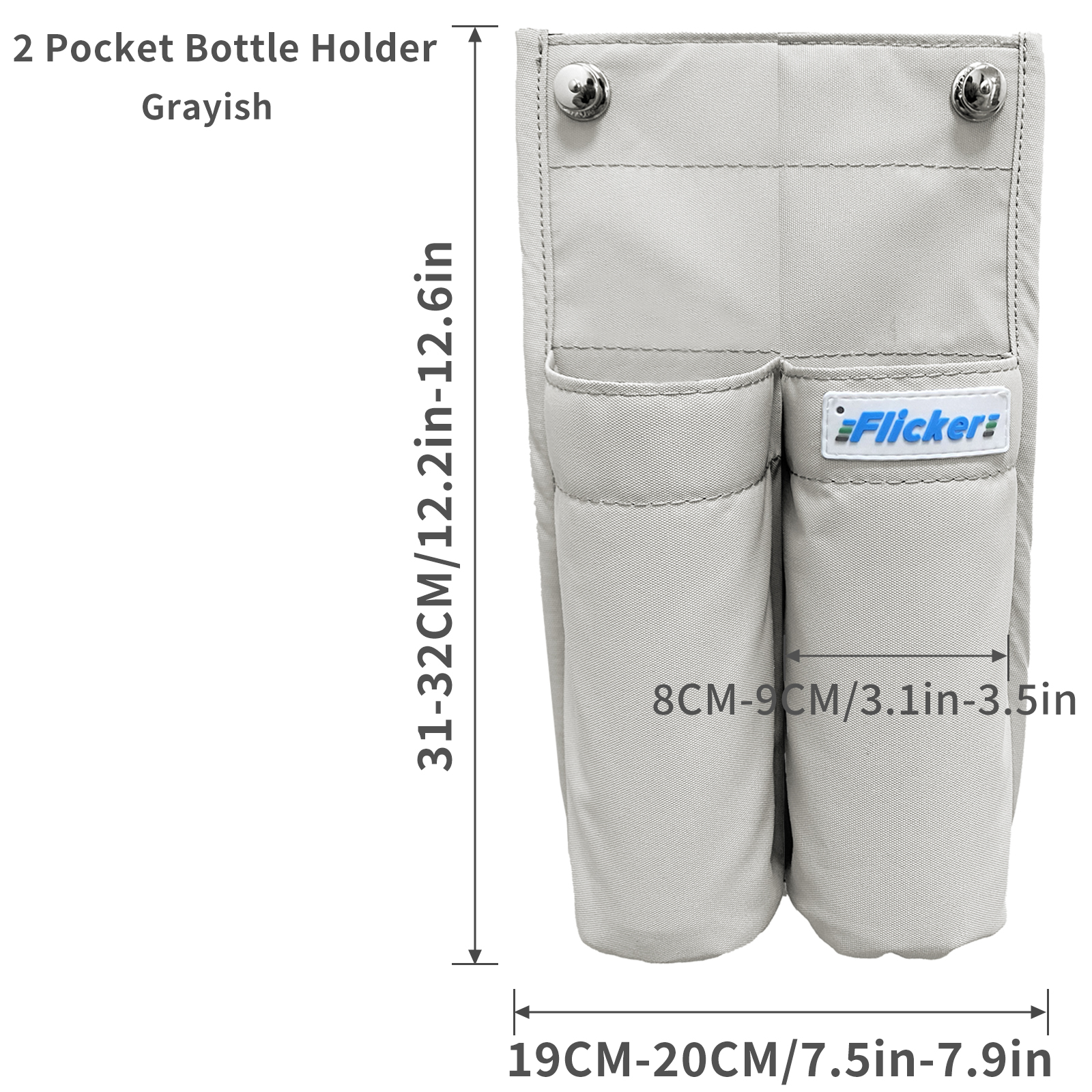 Flicker Quick-Detach Waterproof Rope Storage Bag – 2, 3 & 4 Compartment Options for Sailboats and Docks