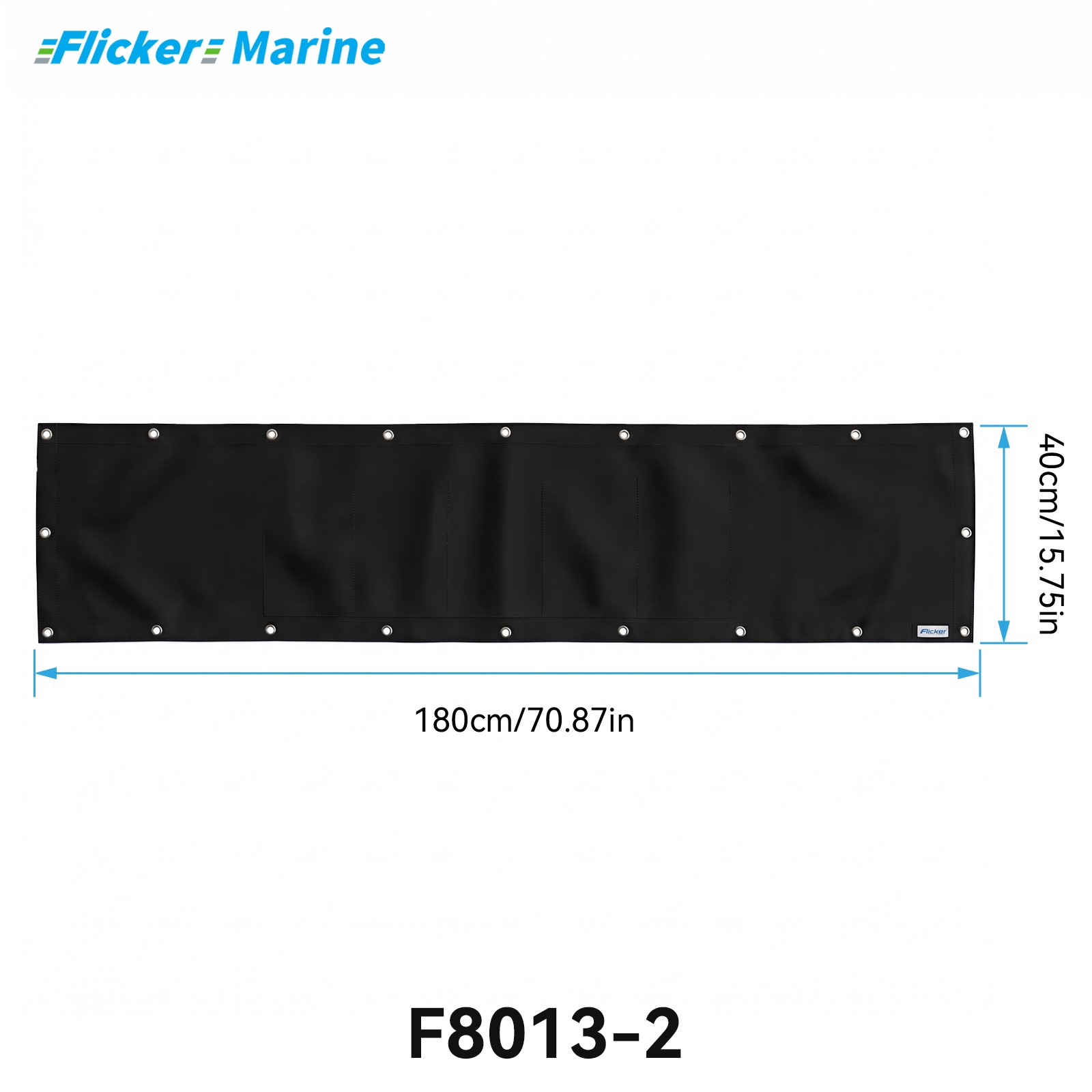 Marine Privacy Screen for Boat Railings, UV Resistant Polyester Lifeline Shade Panel, Durable Privacy Cover for Sailboats and Yachts