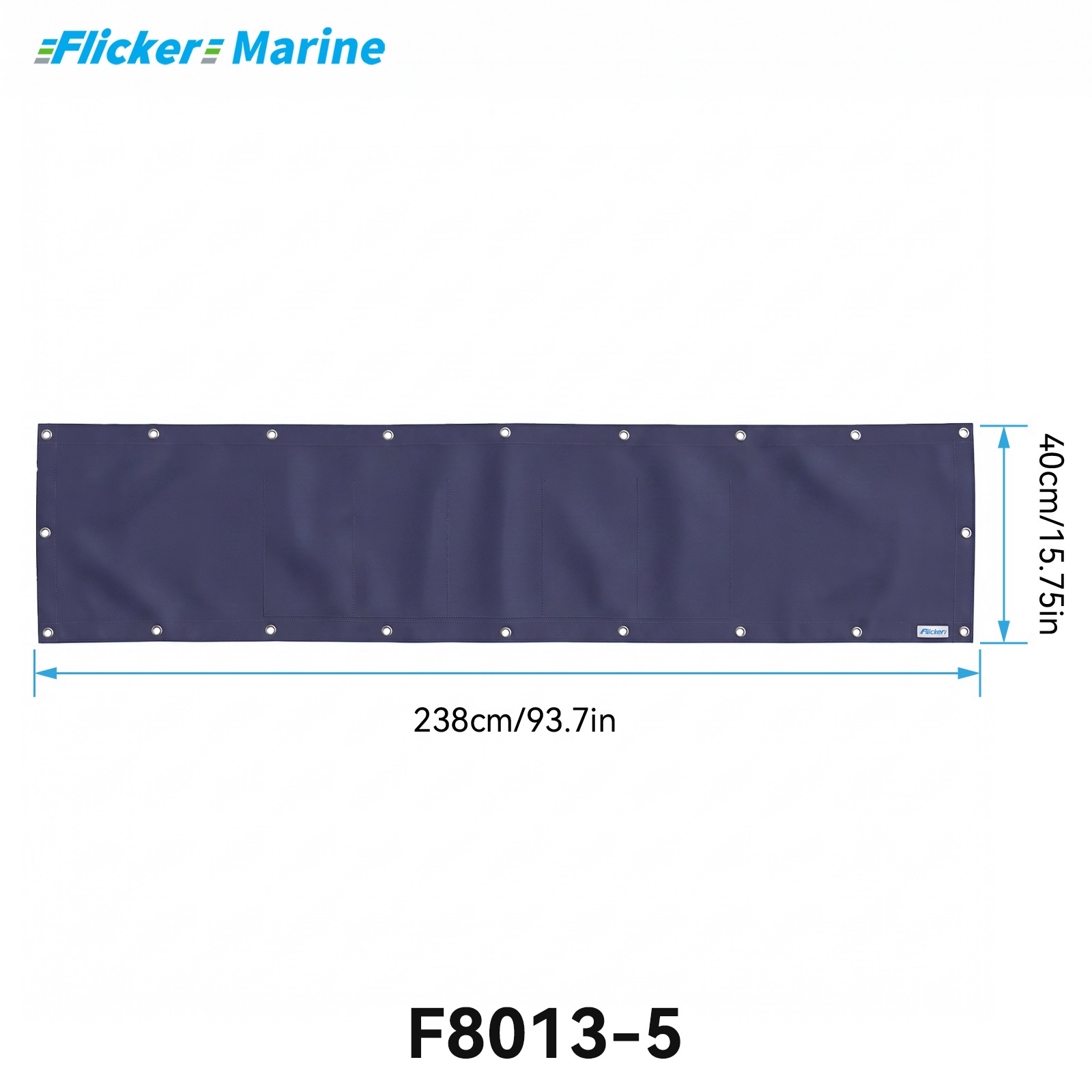 Marine Privacy Screen for Boat Railings, UV Resistant Polyester Lifeline Shade Panel, Durable Privacy Cover for Sailboats and Yachts