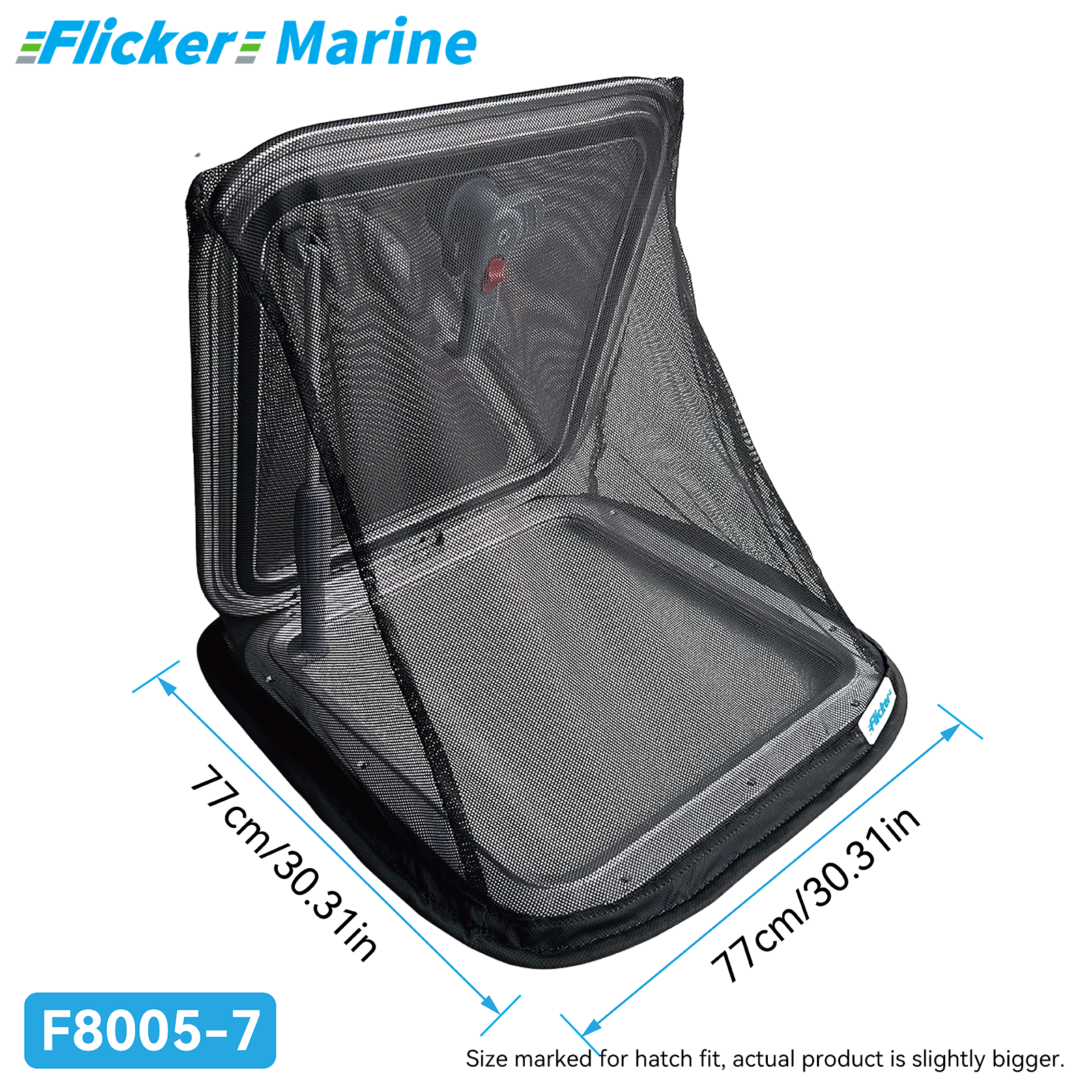 TBUEX Marine Hatch Mosquito Nets | with Weight | Multiple Sizes | Polyester