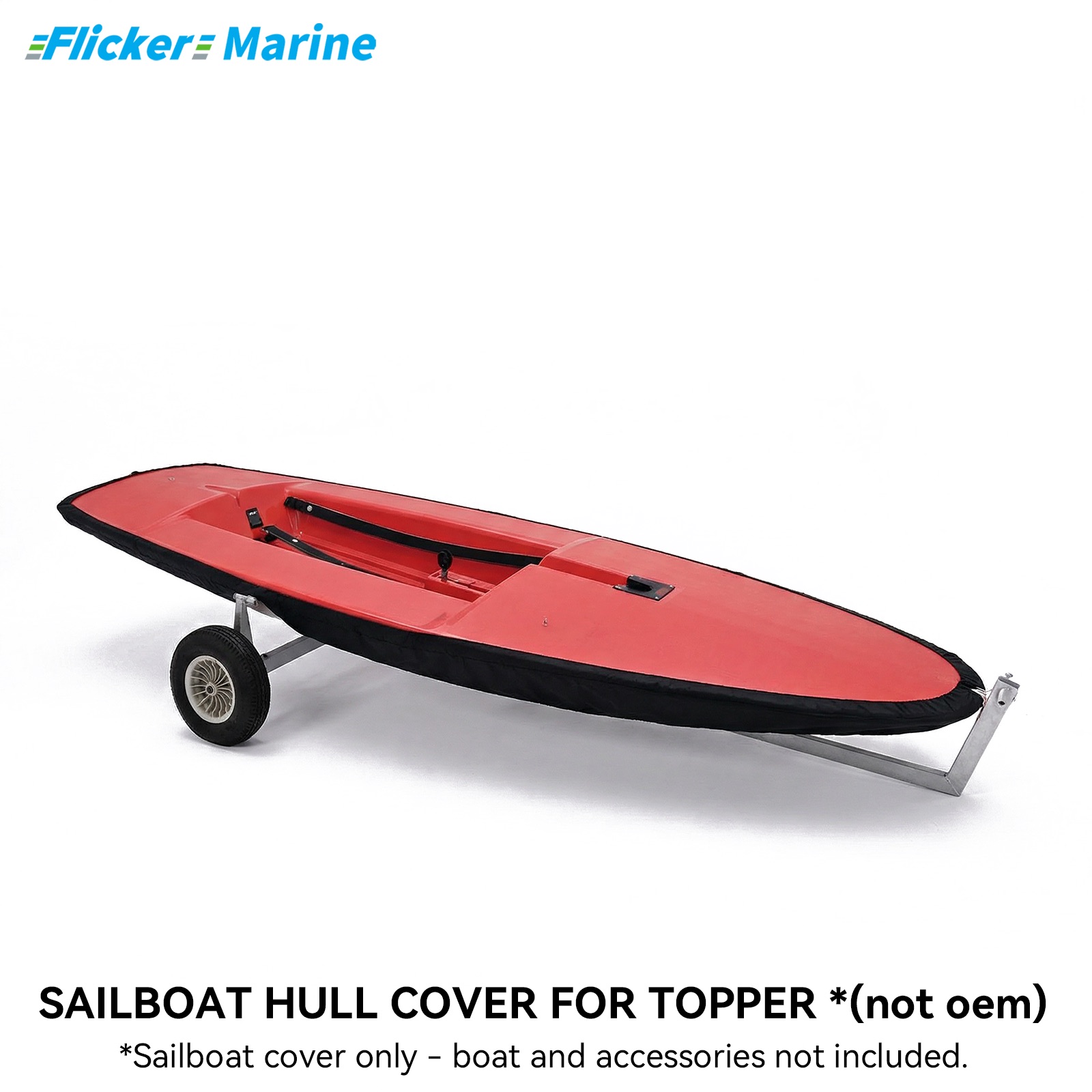 Sailboat Cover for Topper – Custom Fit Dinghy Cover for Storage, Docking & Trailering
