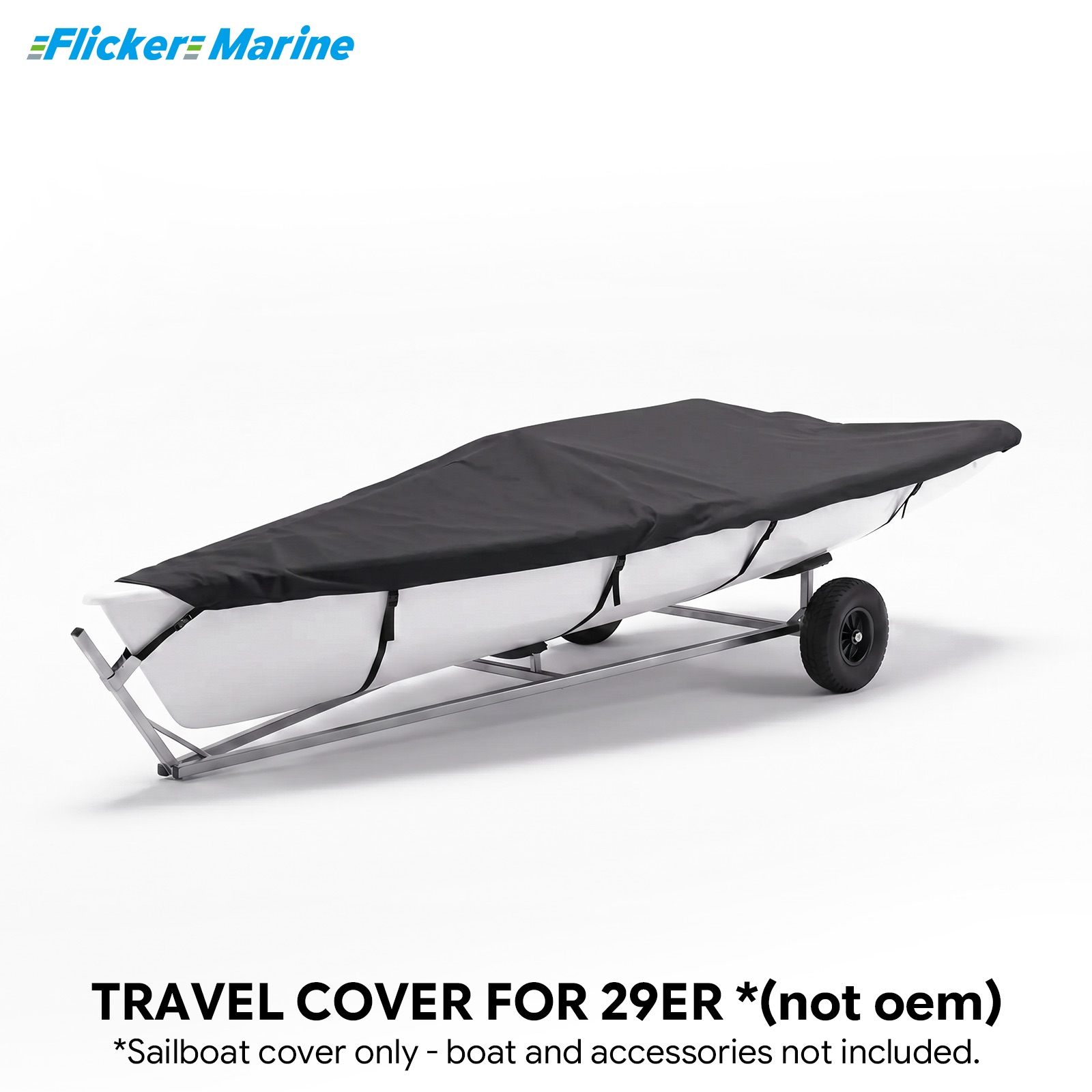 Sailboat Cover for 29er – Custom Fit Dinghy Cover for Storage, Docking & Trailering