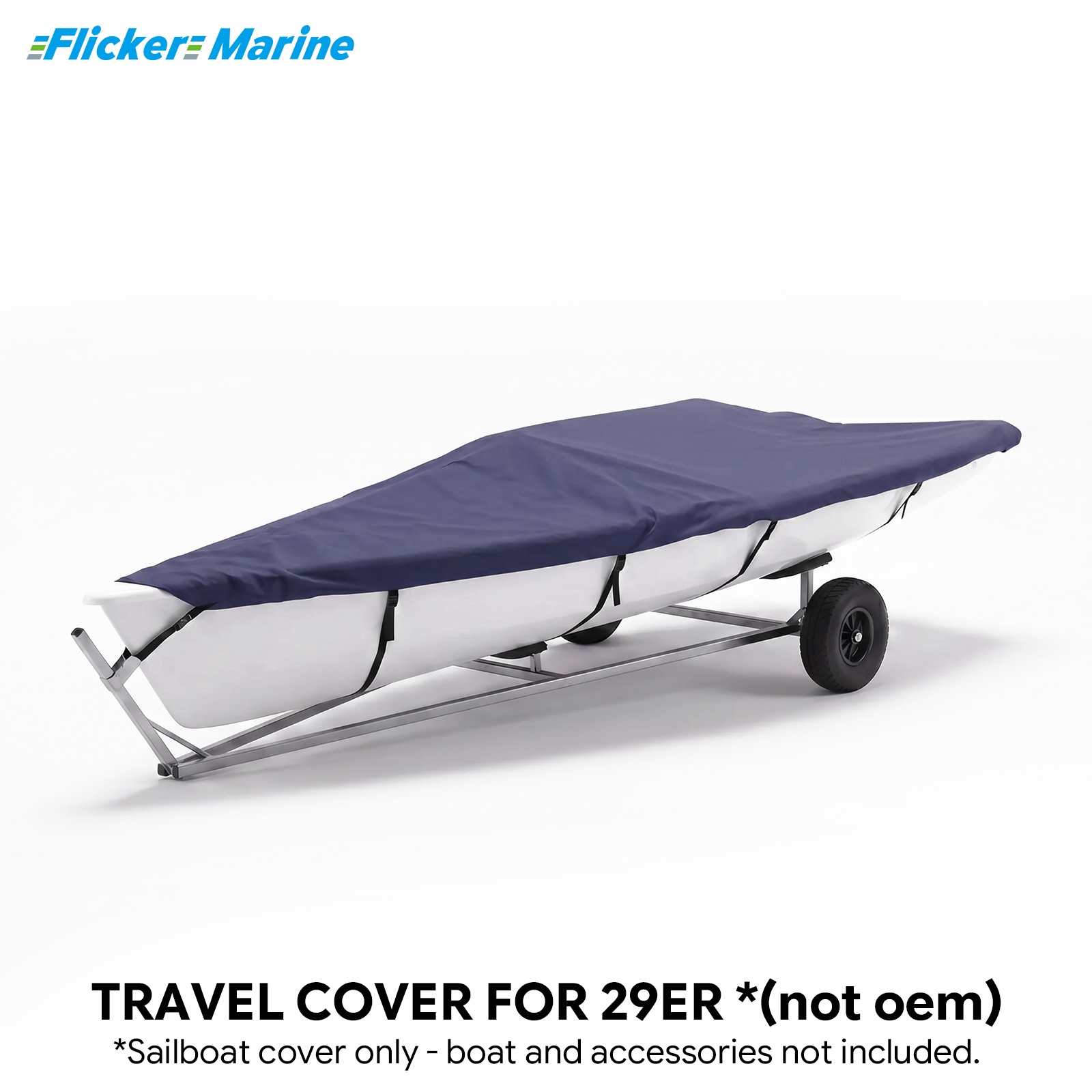 Sailboat Cover for 29er – Custom Fit Dinghy Cover for Storage, Docking & Trailering