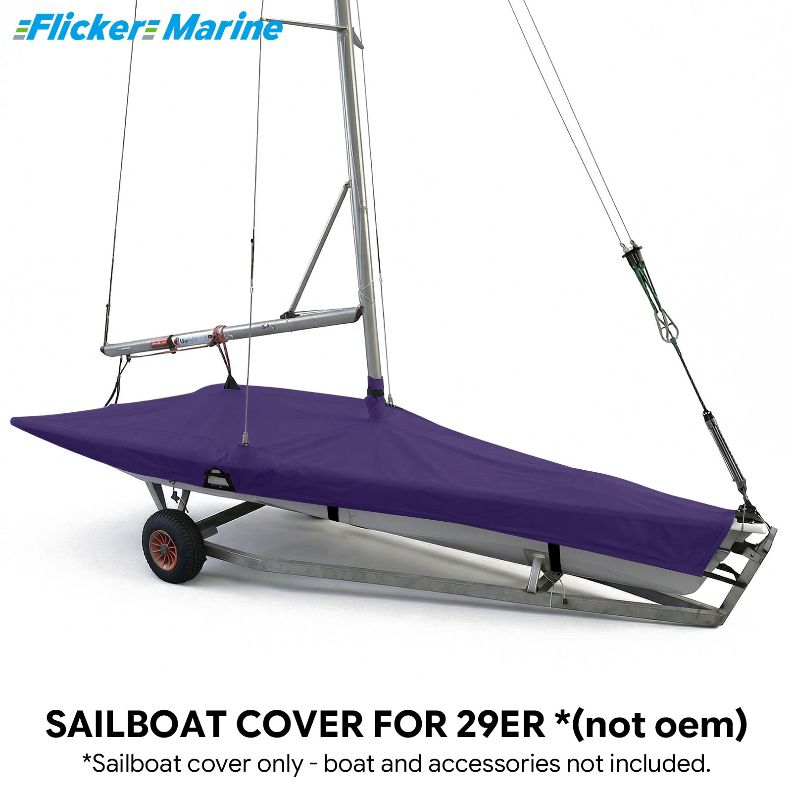 Sailboat Cover for 29er – Custom Fit Dinghy Cover for Storage, Docking & Trailering