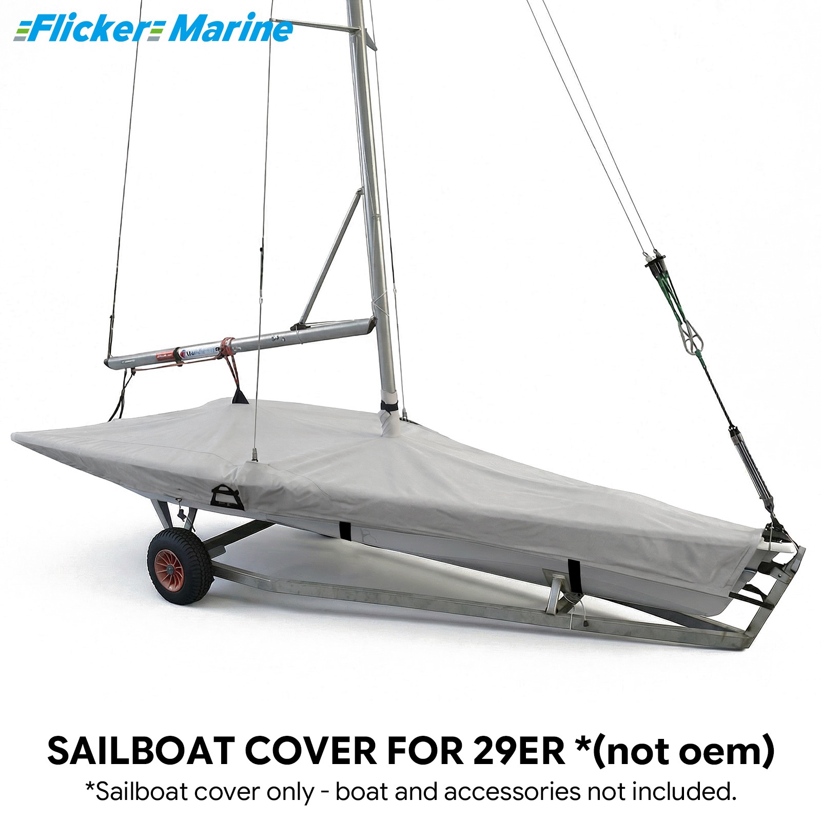 Sailboat Cover for 29er – Custom Fit Dinghy Cover for Storage, Docking & Trailering