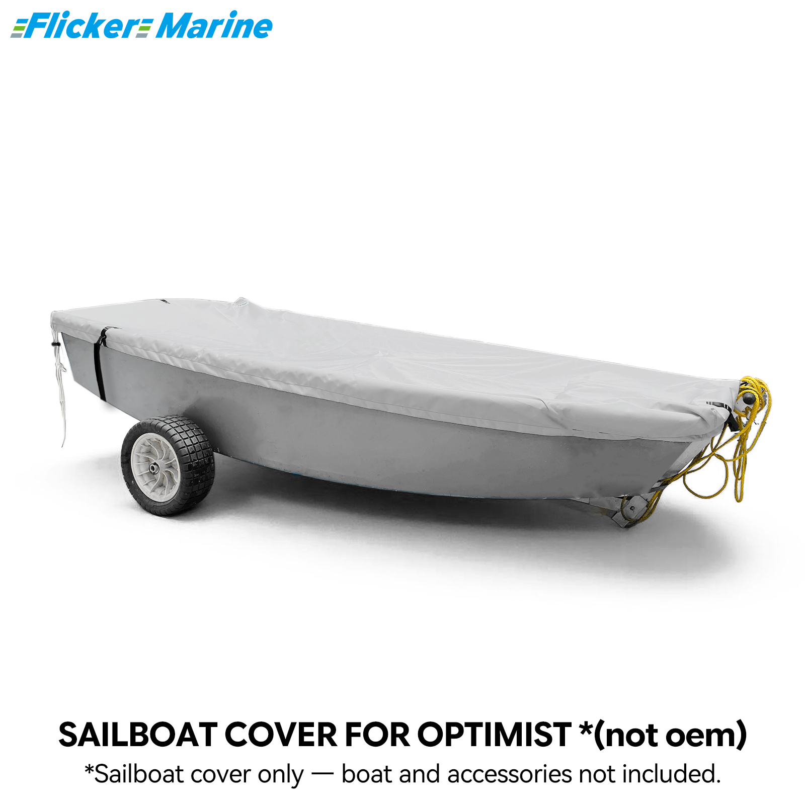 Sailboat Cover for Optimist – Custom Fit Dinghy Cover for Storage, Docking & Trailering
