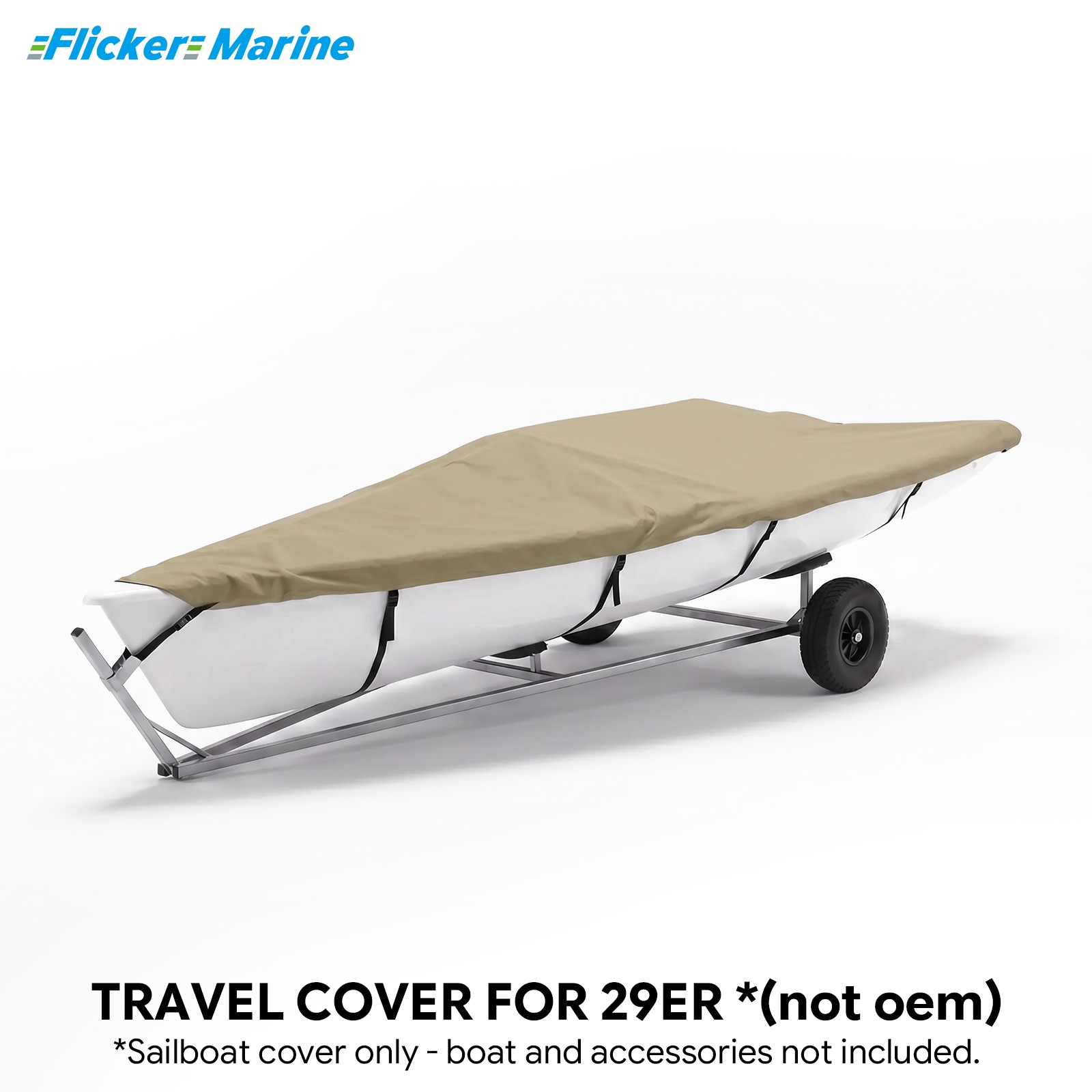 Sailboat Cover for 29er – Custom Fit Dinghy Cover for Storage, Docking & Trailering