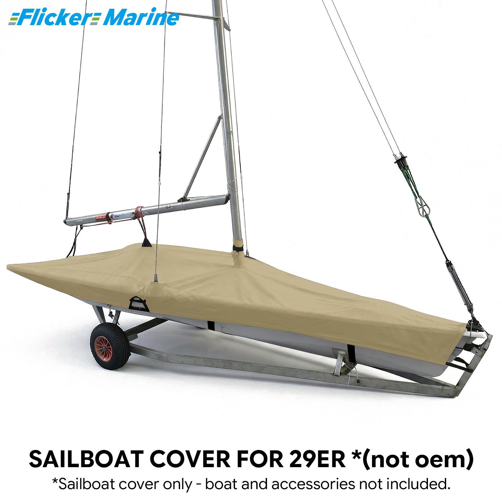 Sailboat Cover for 29er – Custom Fit Dinghy Cover for Storage, Docking & Trailering
